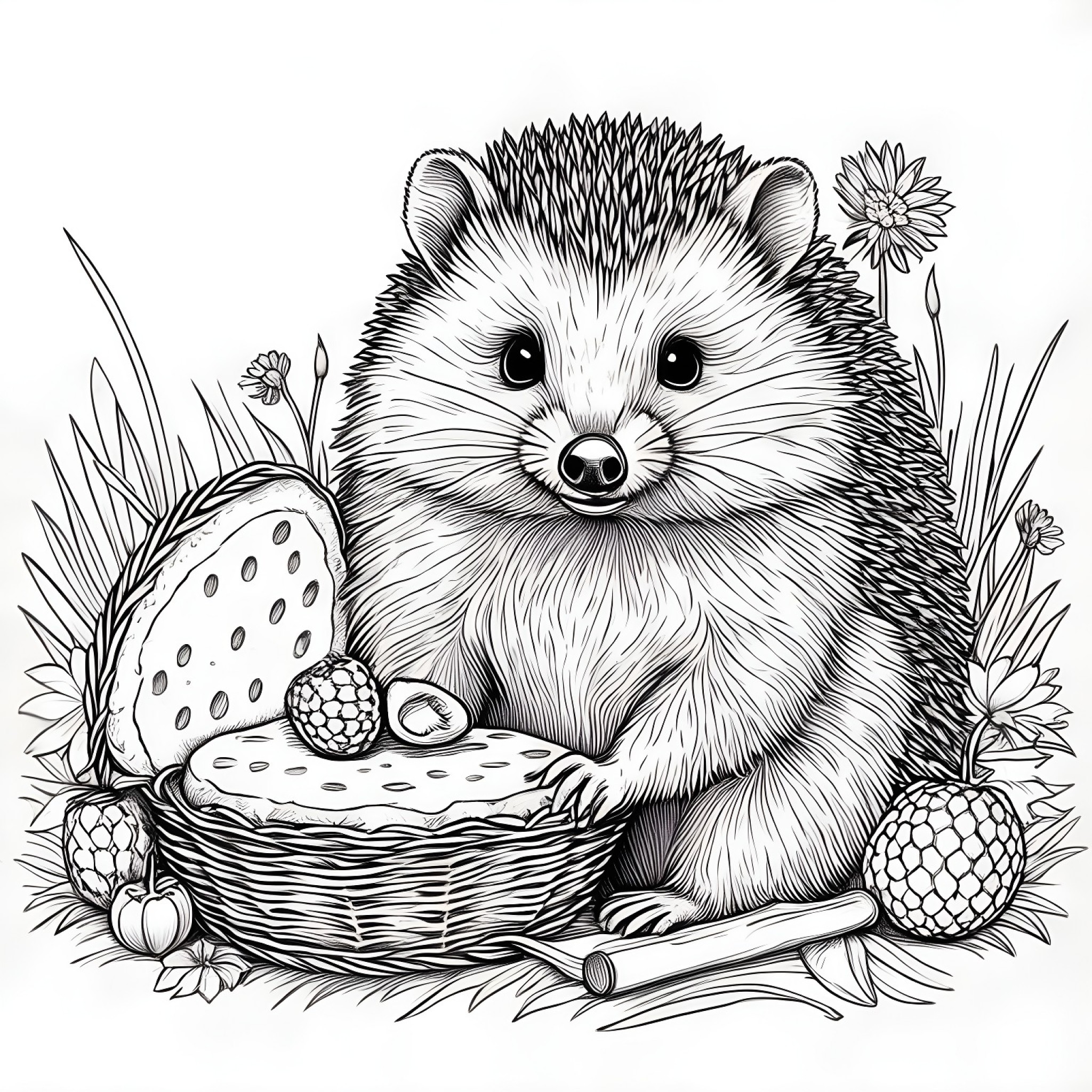 Best Hedgehog Coloring Pages (Free Printable PDF)