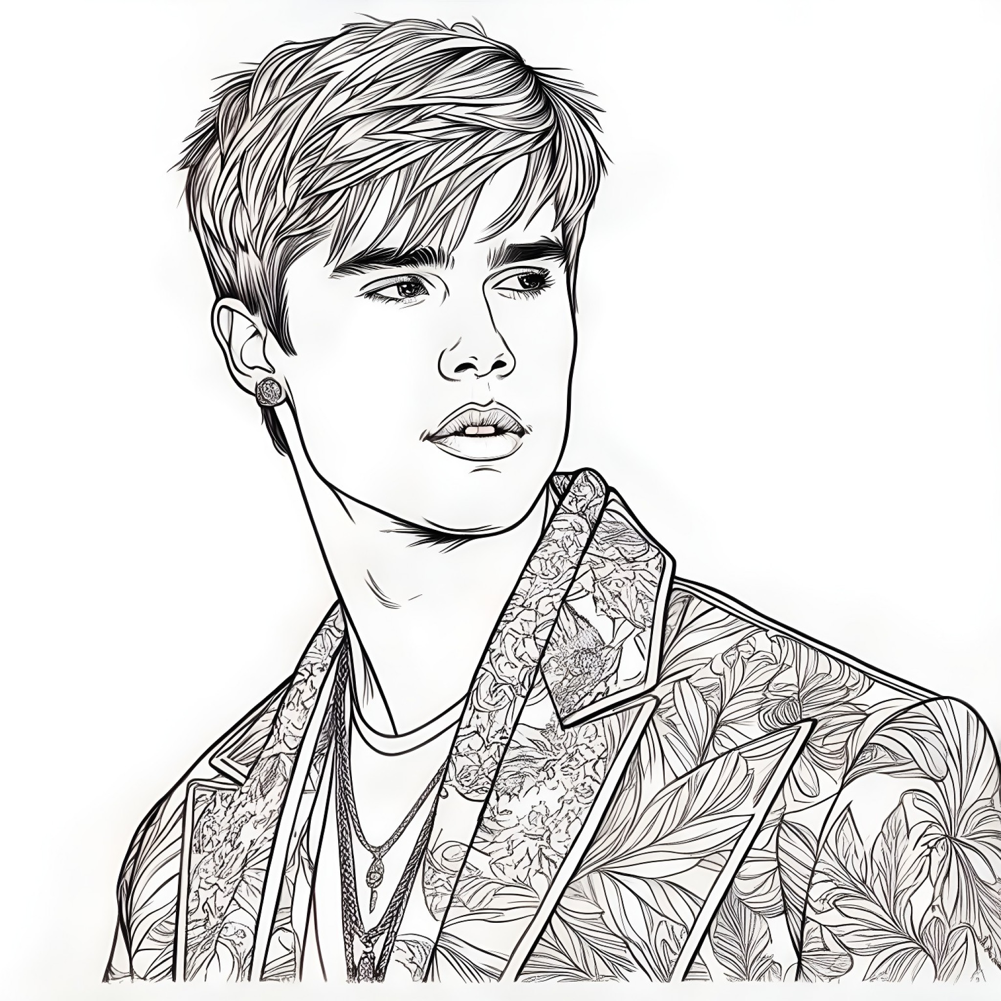 21 Best Justin Bieber Coloring Pages (Free Printable PDFs)