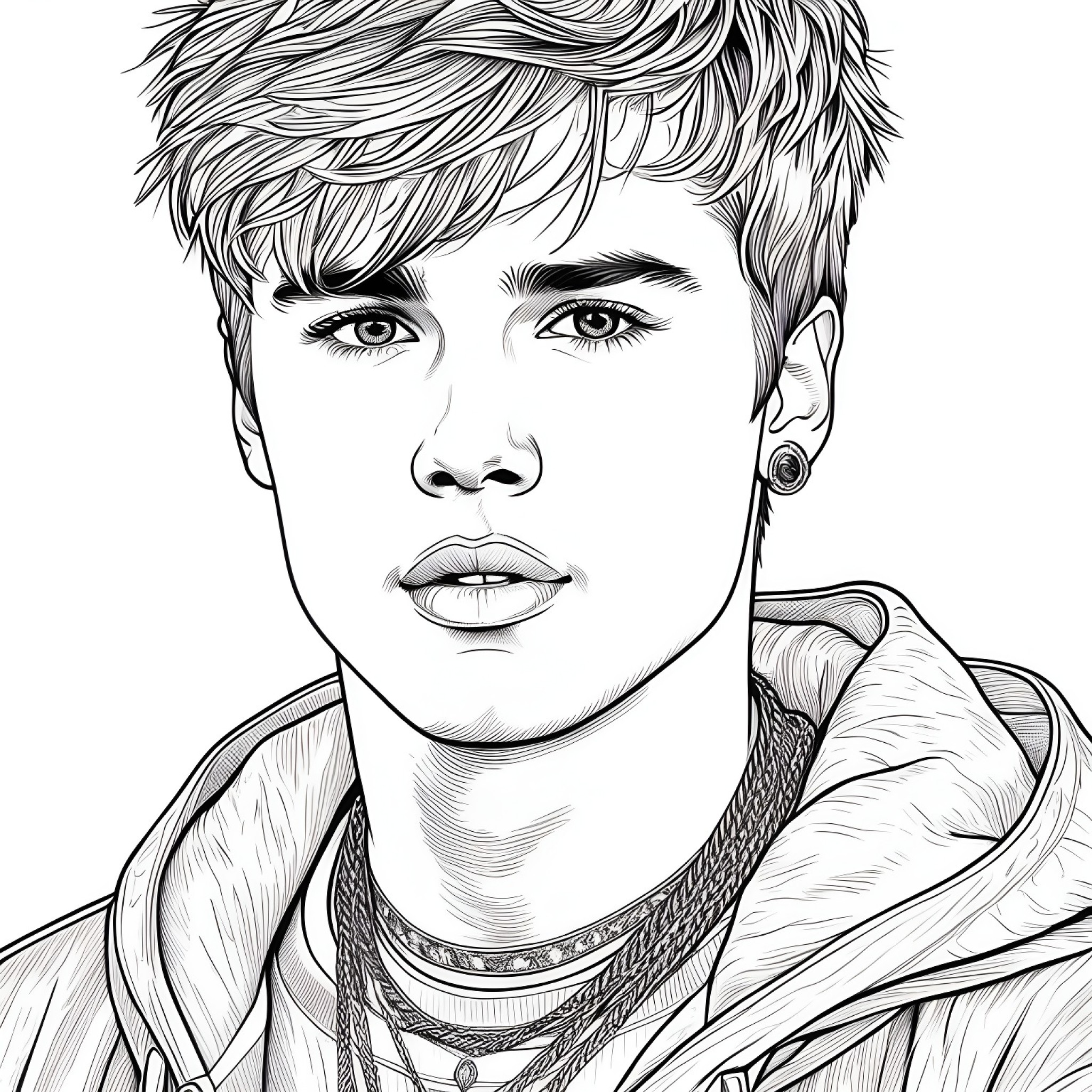 21 Best Justin Bieber Coloring Pages (Free Printable PDFs)