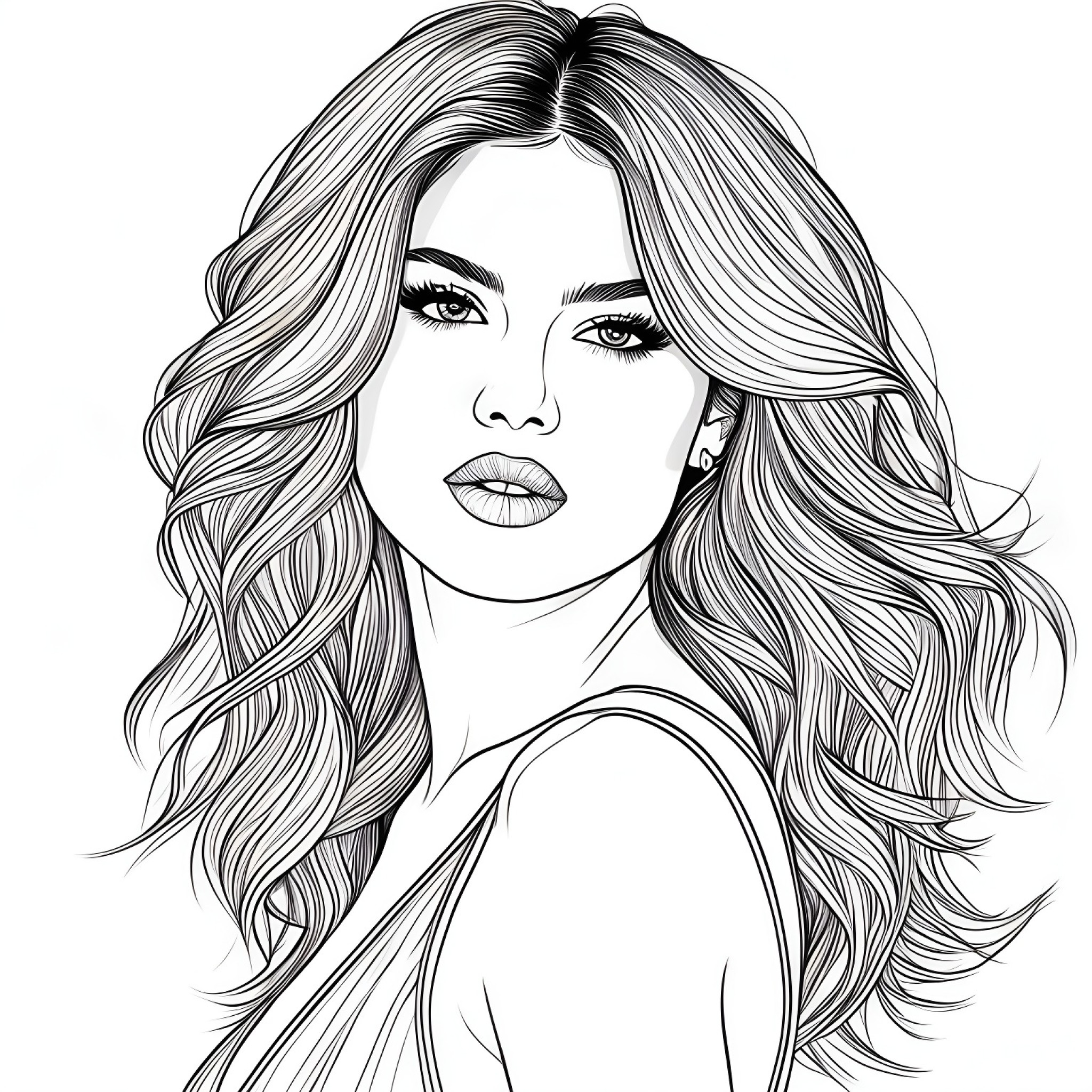 21 Best Selena Gomez Coloring Pages Free Printable Pdfs 4937