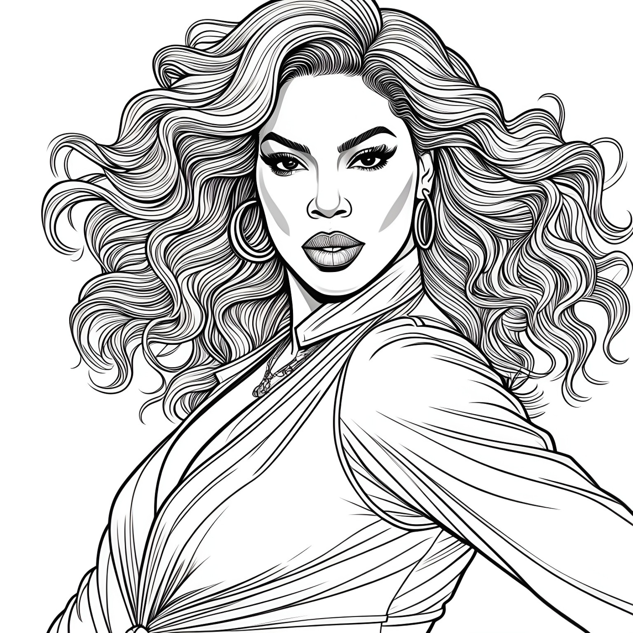 Best Beyonc Coloring Pages Free Printable PDF 