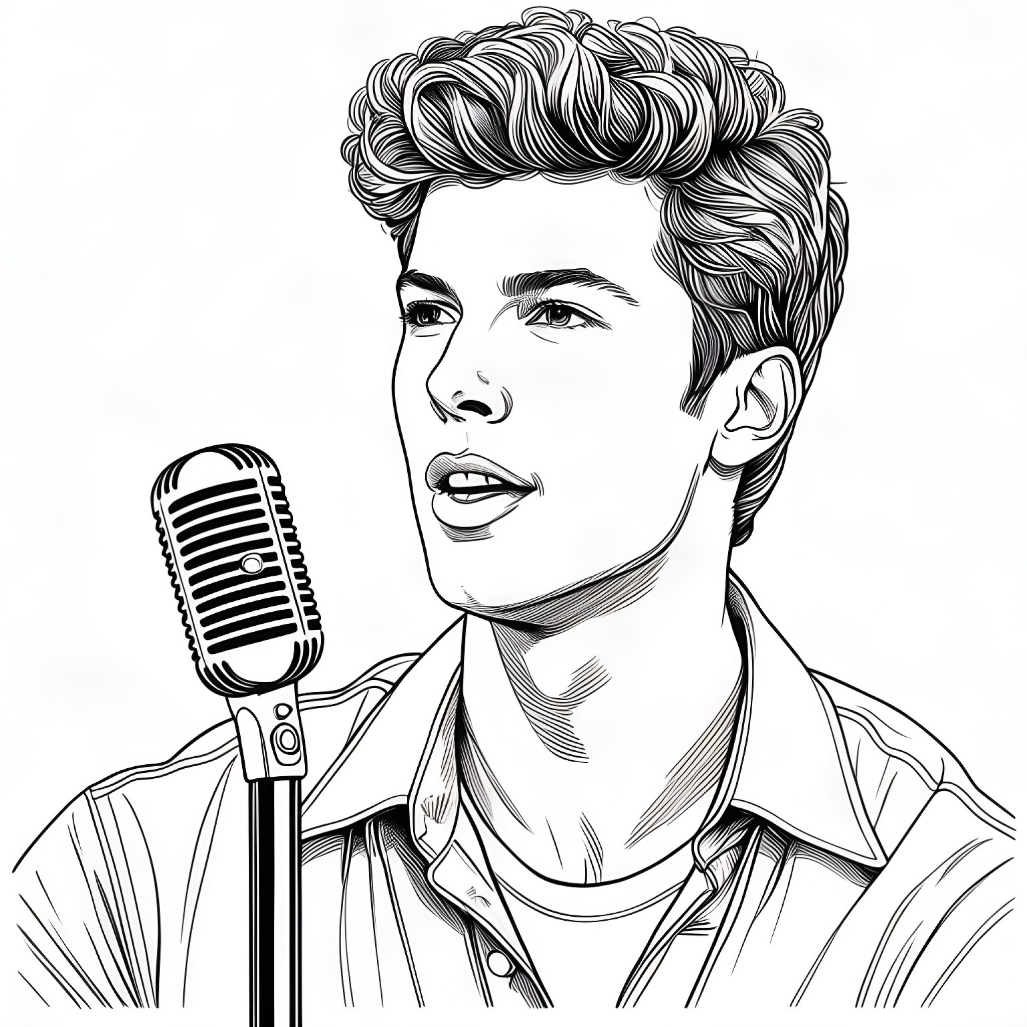 15 Best Shawn Mendes Coloring Pages (Free Printable PDFs)