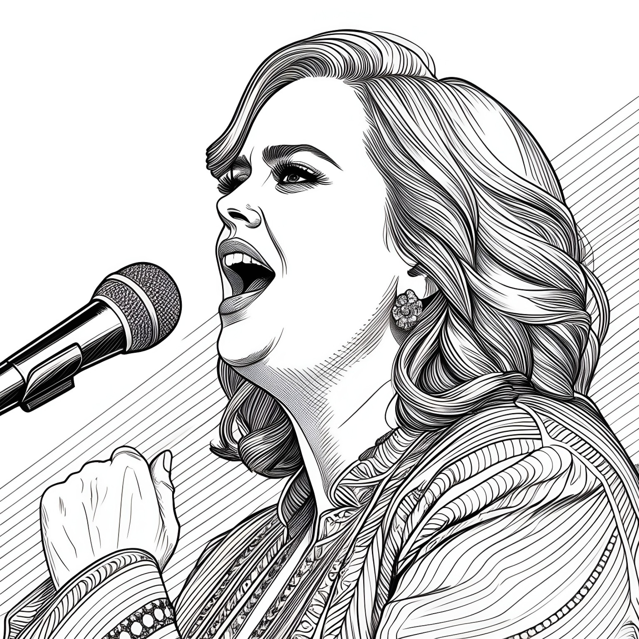 14 Best Adele Coloring Pages Free Printable PDFs 