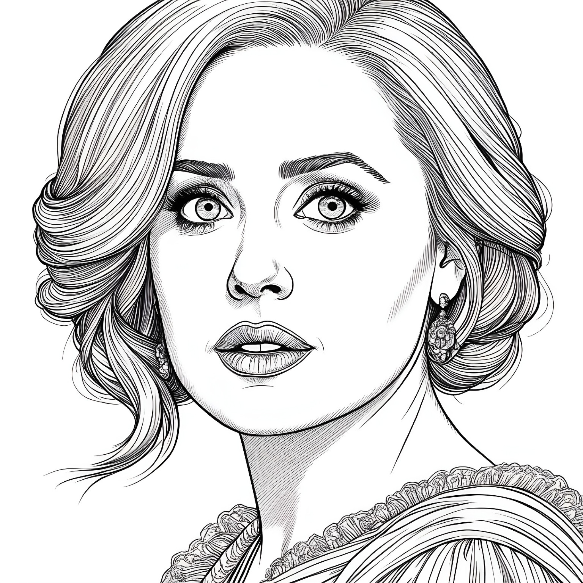 14 Best Adele Coloring Pages (Free Printable PDFs)