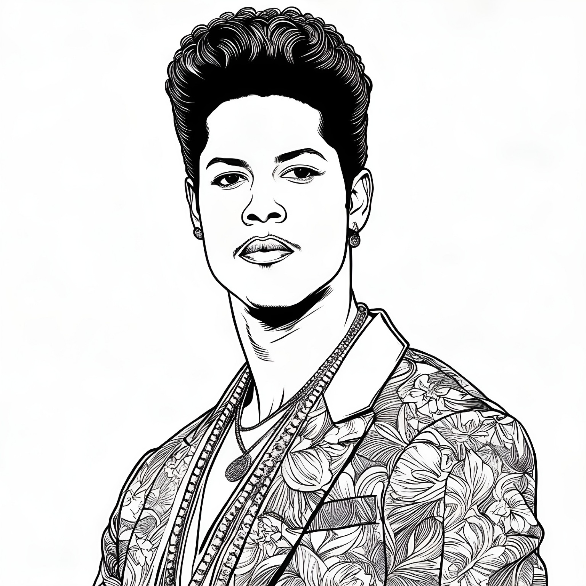 17 Best Bruno Mars Coloring Pages (Free Printable PDFs)