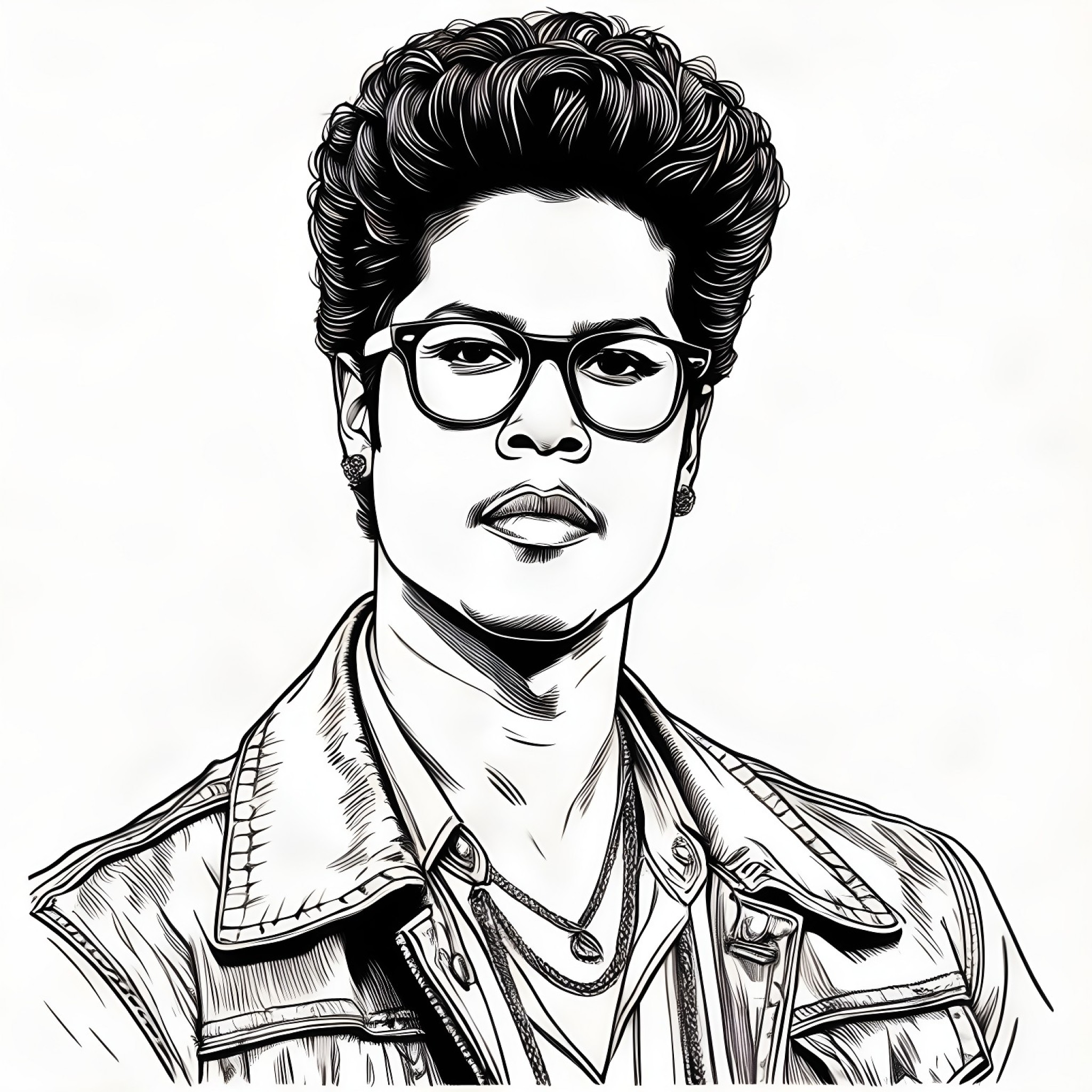 17 Best Bruno Mars Coloring Pages (Free Printable PDFs)