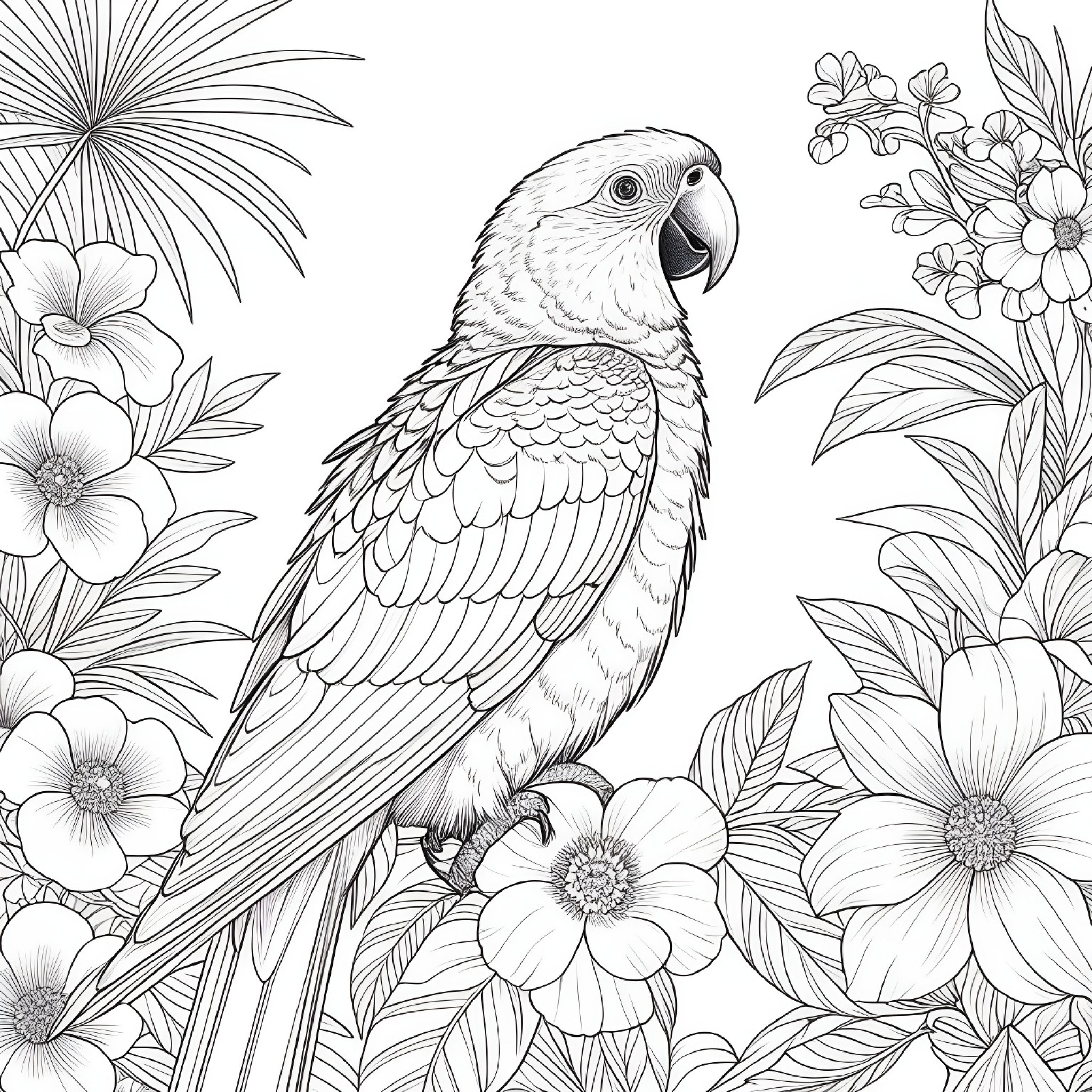 17 Best Parrot Coloring Pages (Free Printable PDFs)