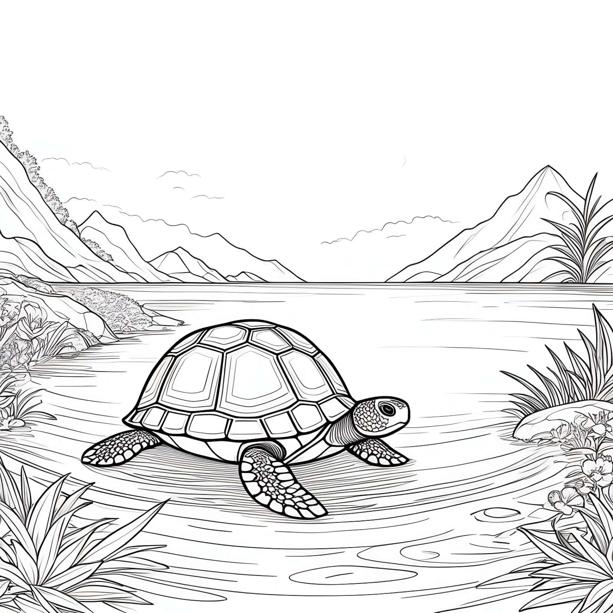 13 Best Turtle Coloring Pages (Free Printable PDFs)