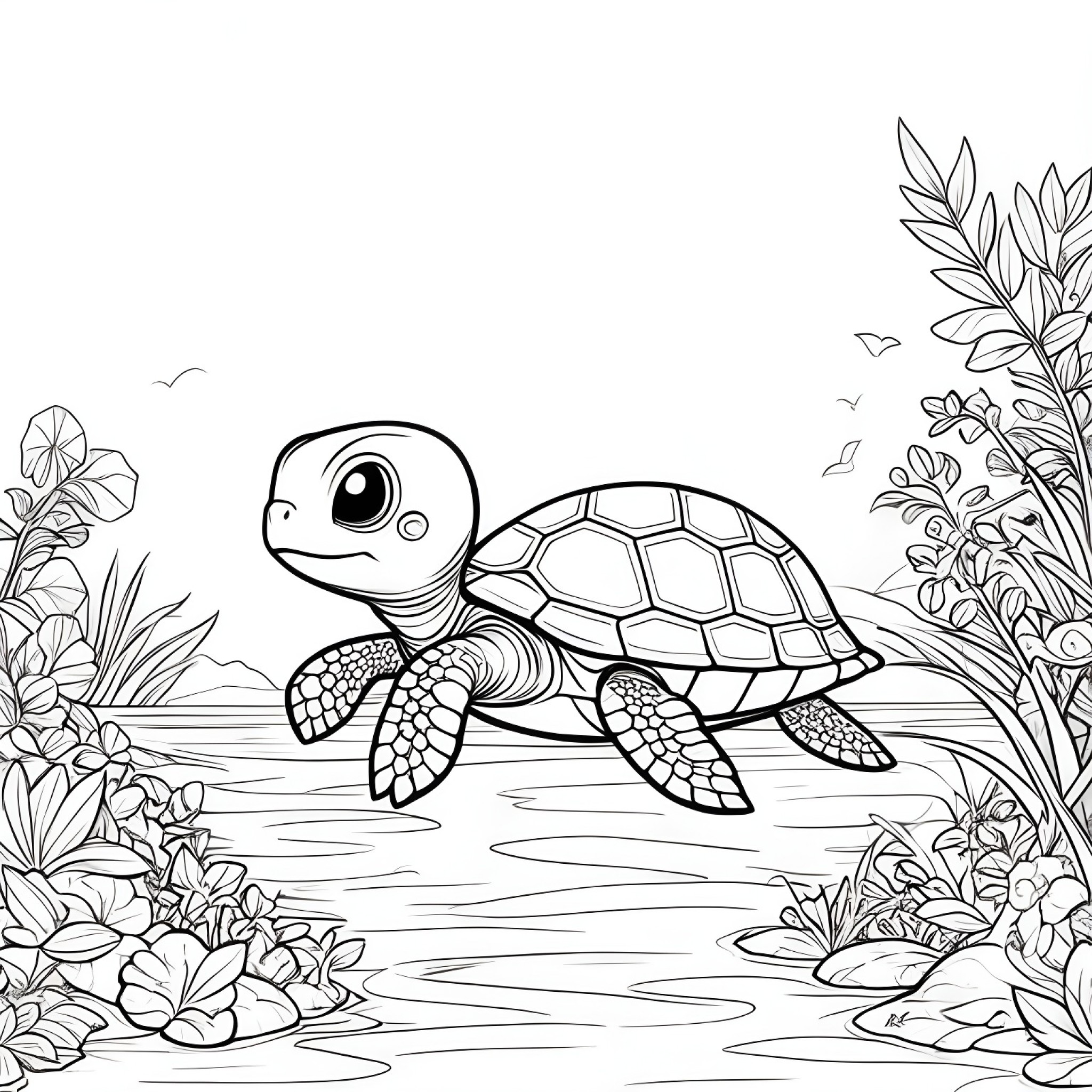 14 Best Turtle Coloring Pages (Free Printable PDFs)