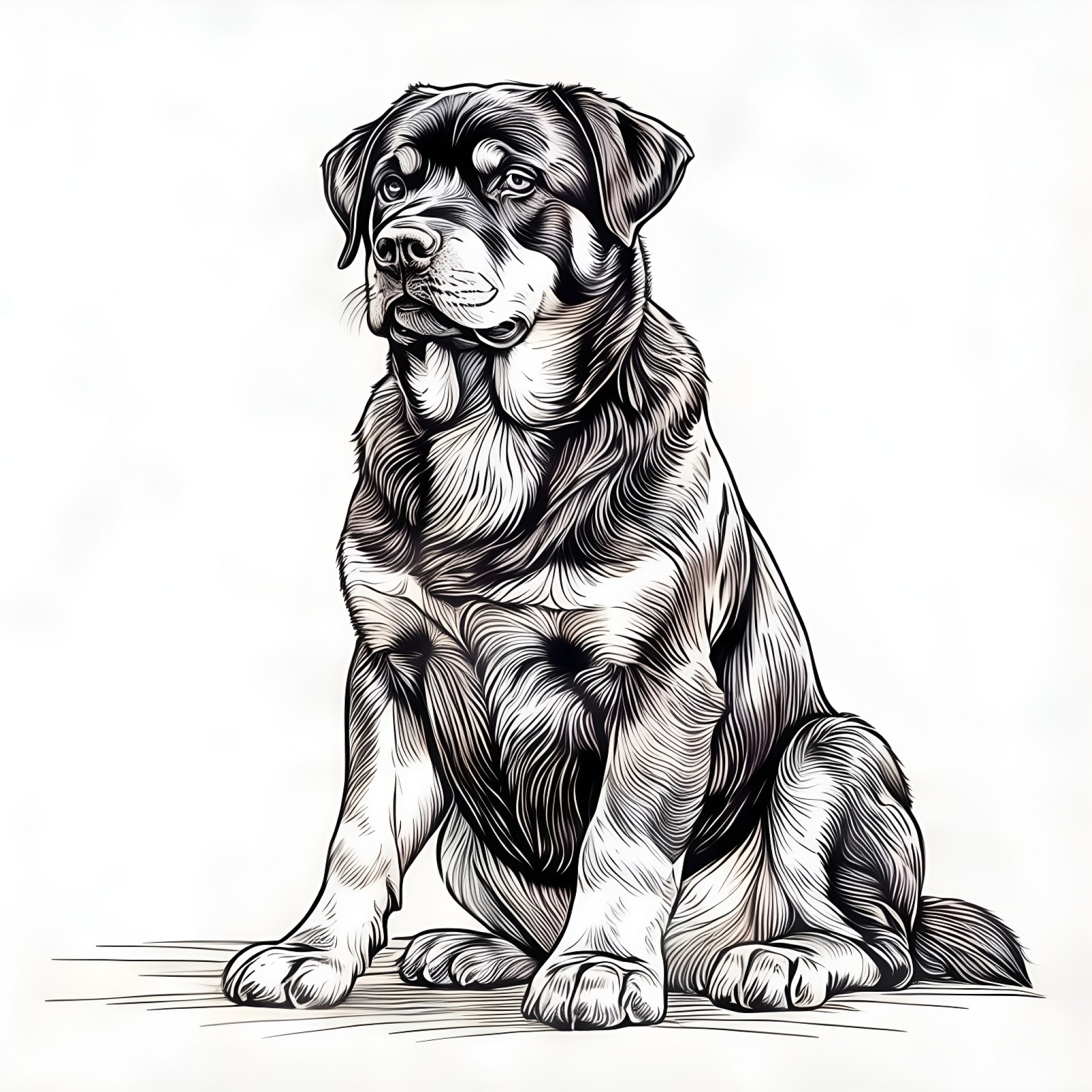 18 Best Rottweiler Coloring Pages (Free Printable PDFs)