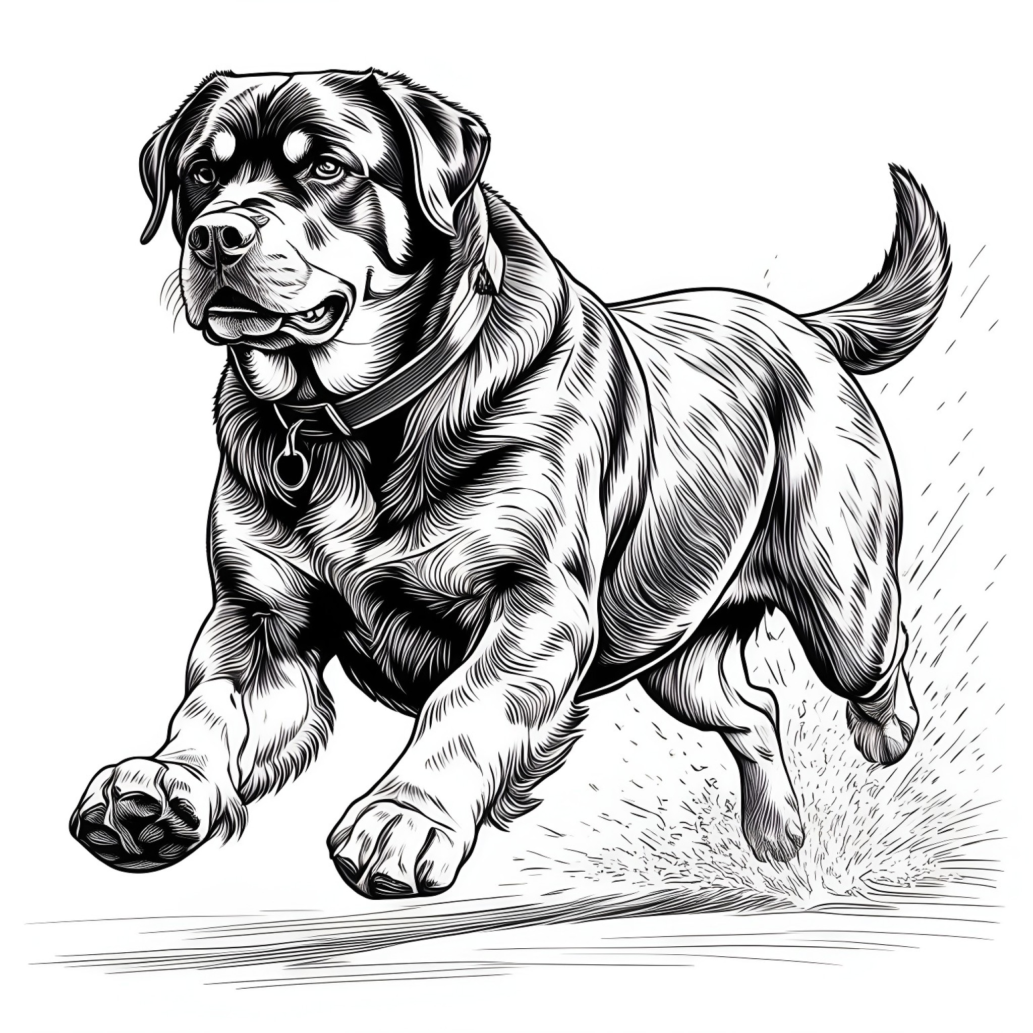 18 Best Rottweiler Coloring Pages (Free Printable PDFs)