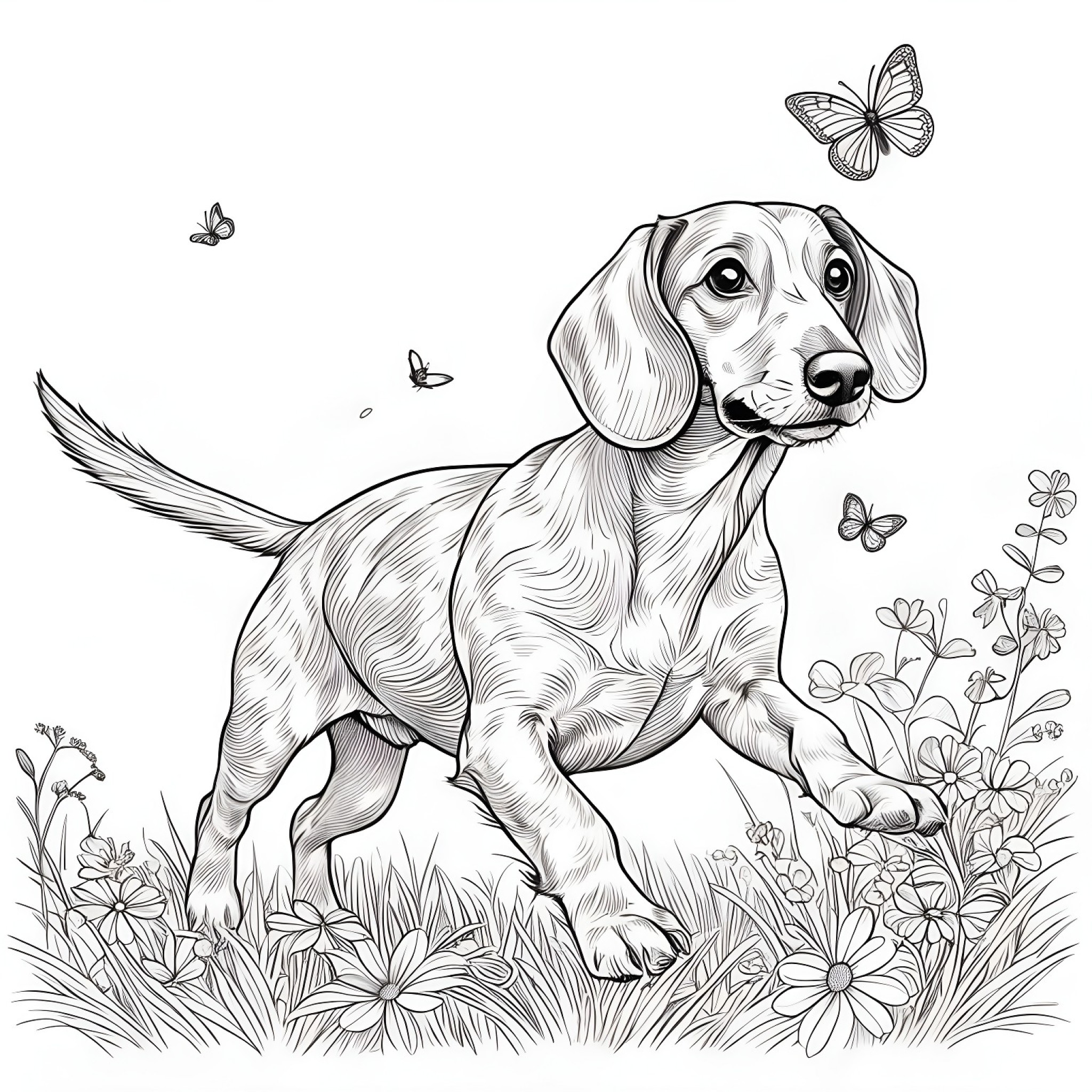 17 Best Dachshund Coloring Pages (Free Printable PDFs)