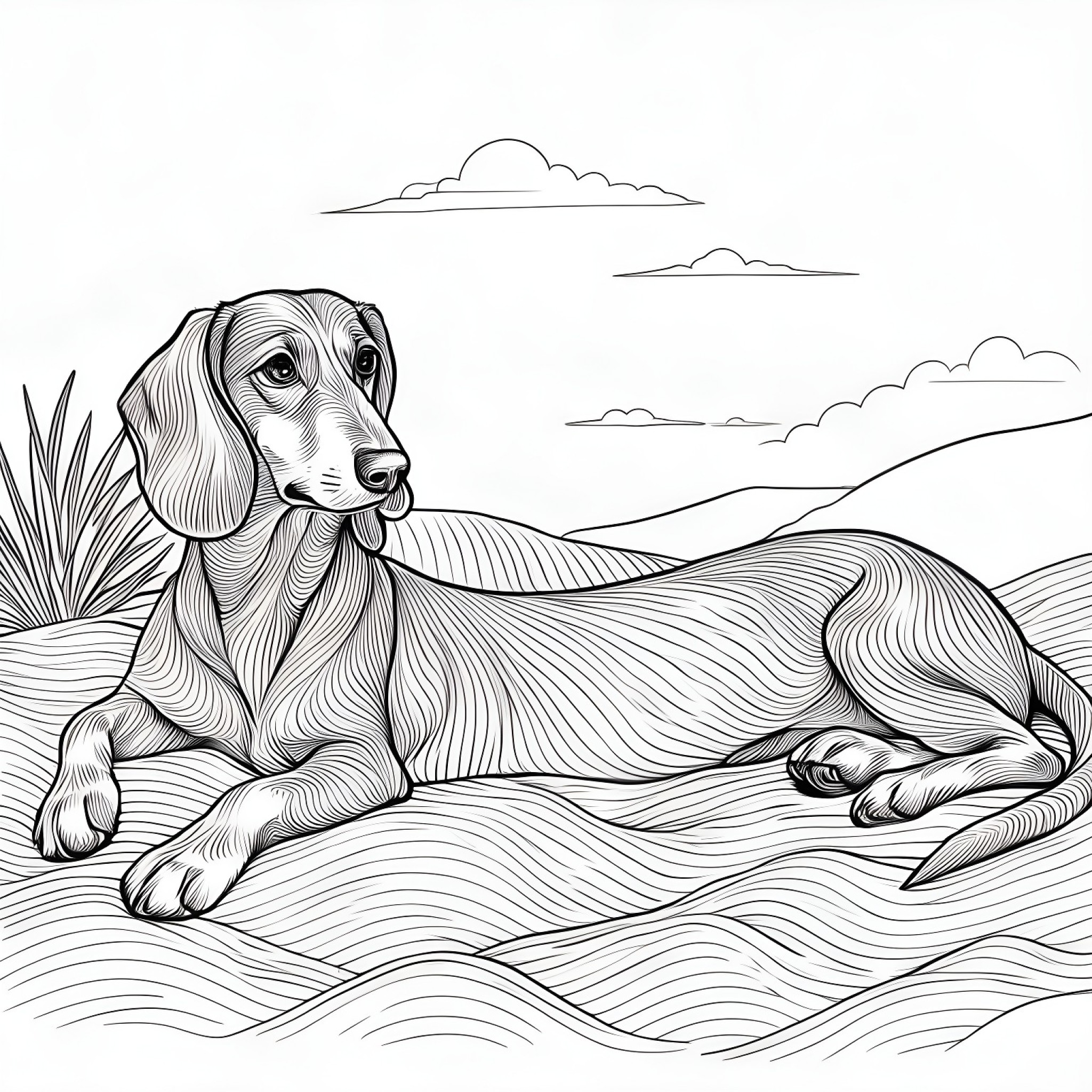 17 Best Dachshund Coloring Pages (Free Printable PDFs)