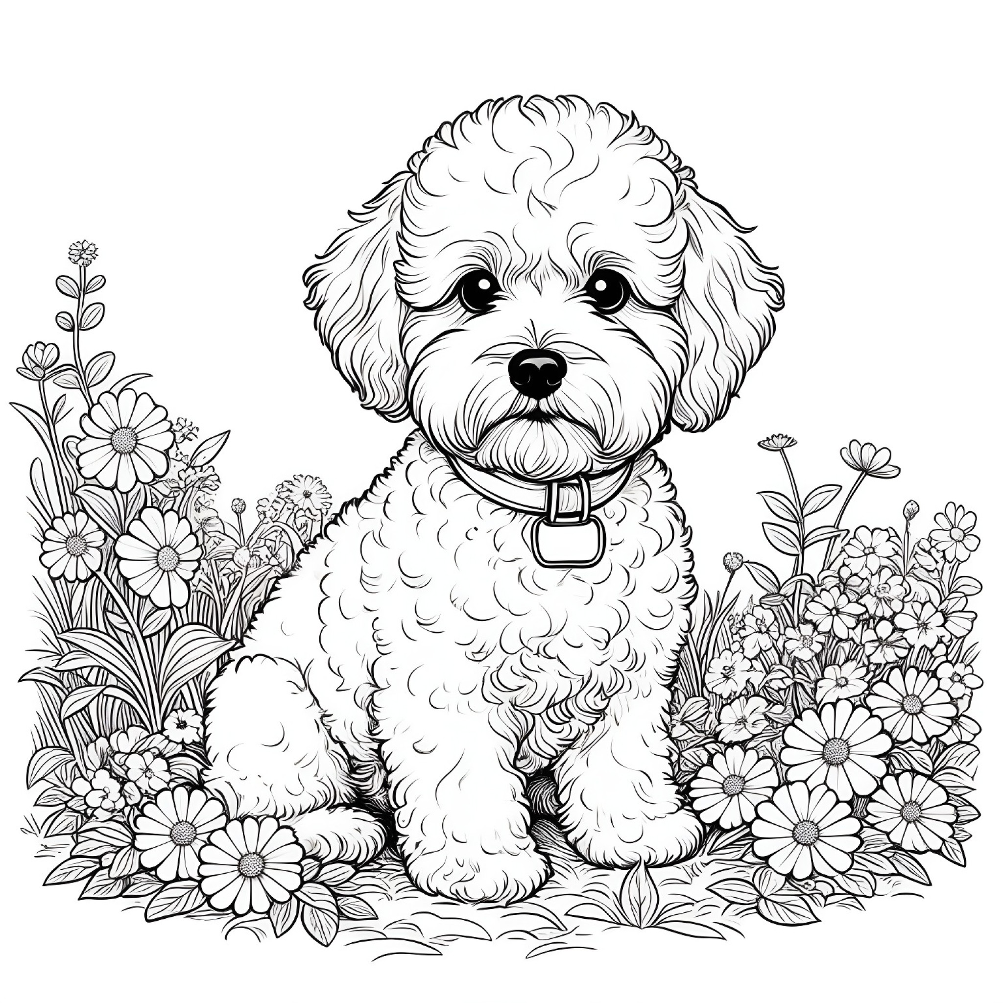 19 Best Bichon Frisé Coloring Pages (Free Printable PDFs)