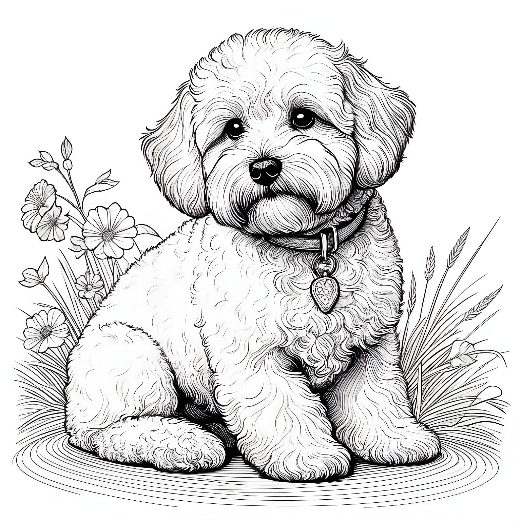 19 Best Bichon Frisé Coloring Pages (Free Printable PDFs)