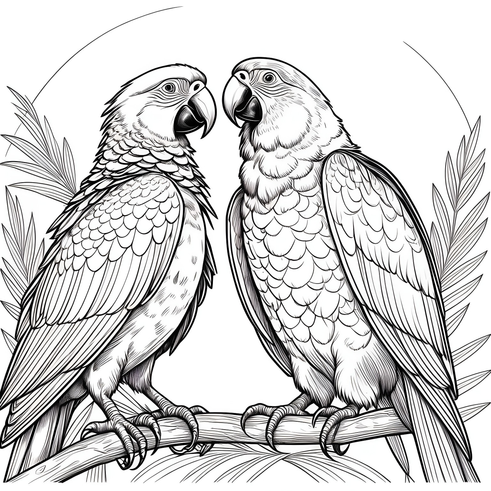17 Best Parrot Coloring Pages (Free Printable PDFs)