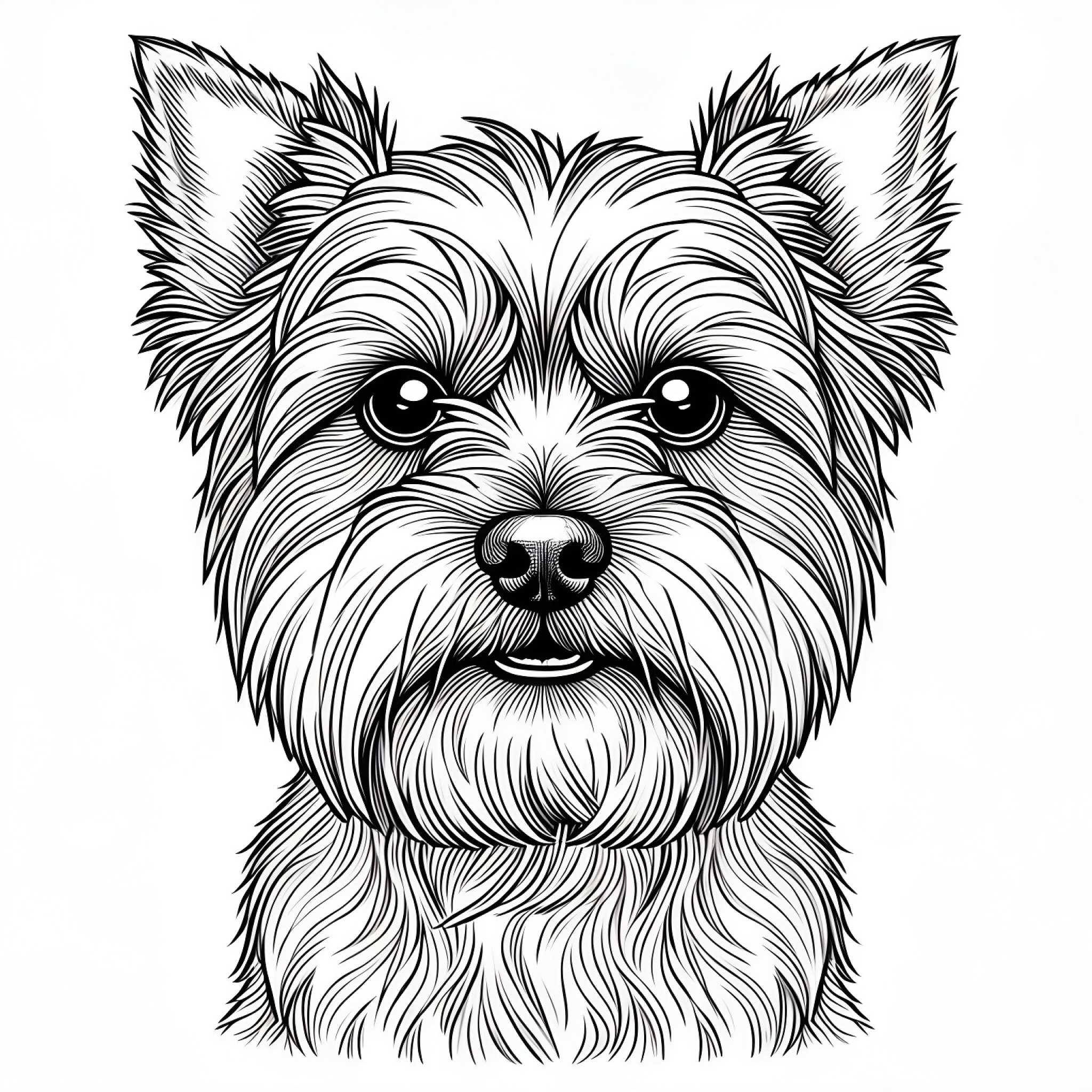 22 Best Yorkshire Terrier Coloring Pages (Free Printable PDFs)