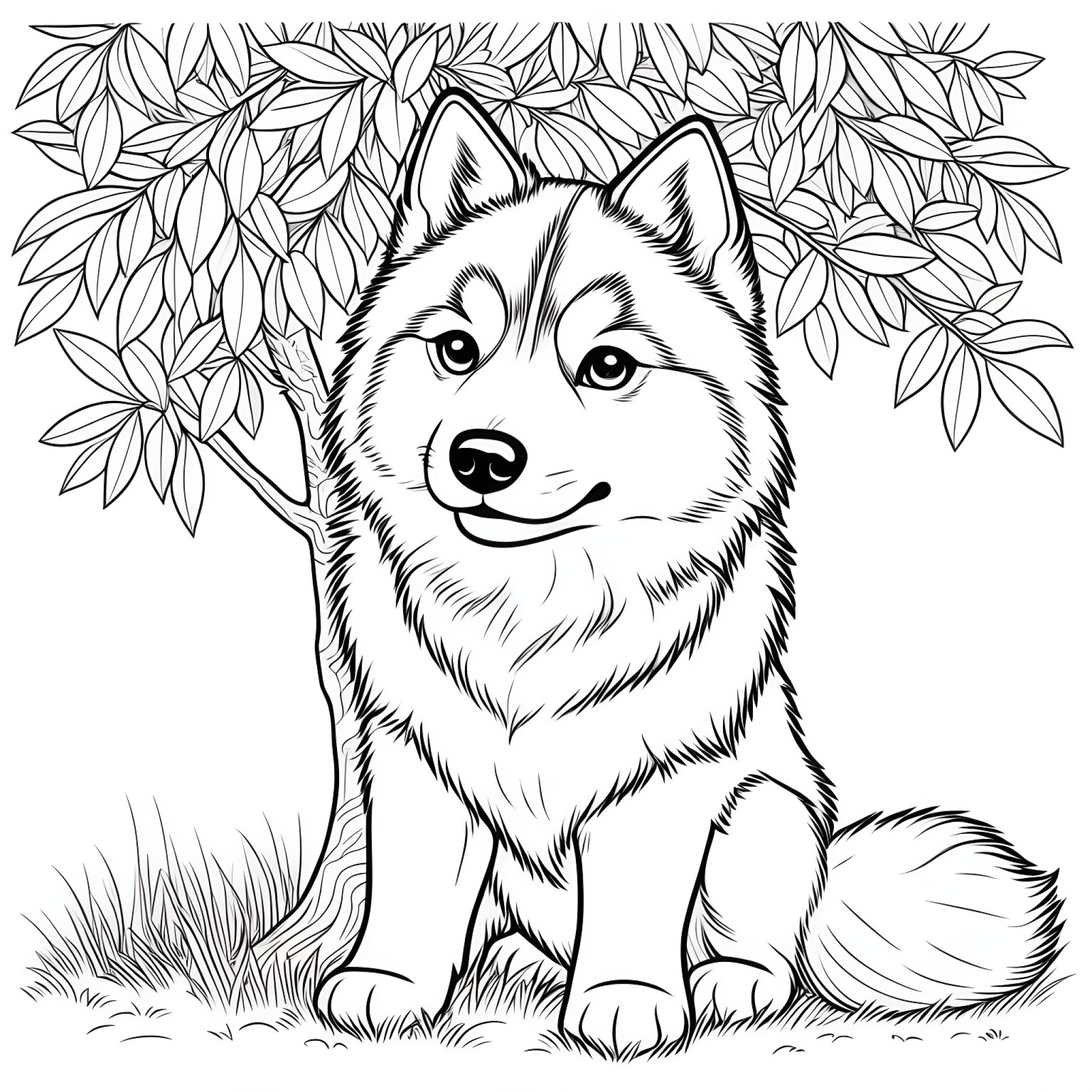 15 Best Siberian Husky Coloring Pages (Free Printable PDFs)