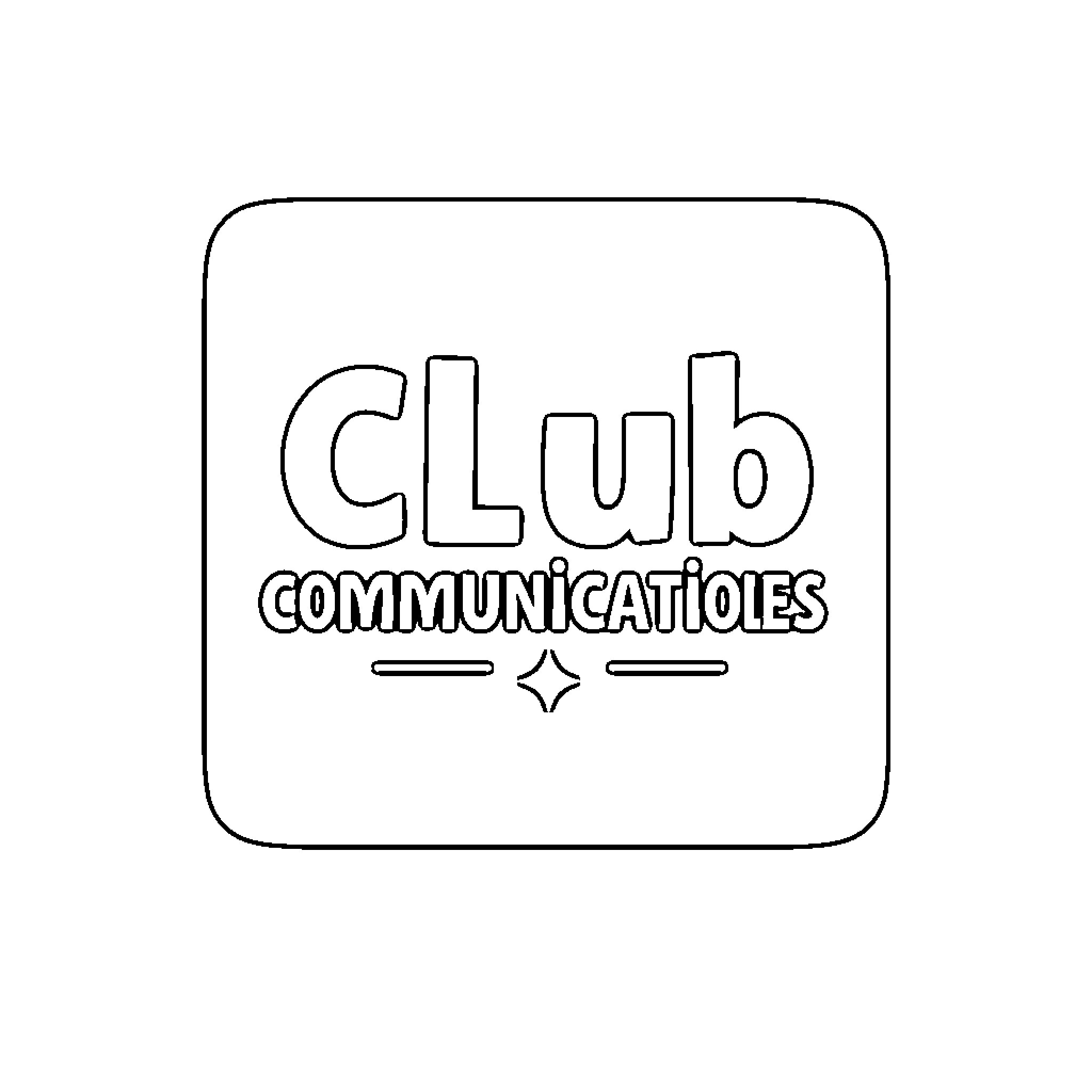 Club Communications: Club Members Discussing in Meeting Coloring Page (free black-and-white line drawing printable PDF for all, from beginners to advanced learners, including children, teens, adults, and seniors)