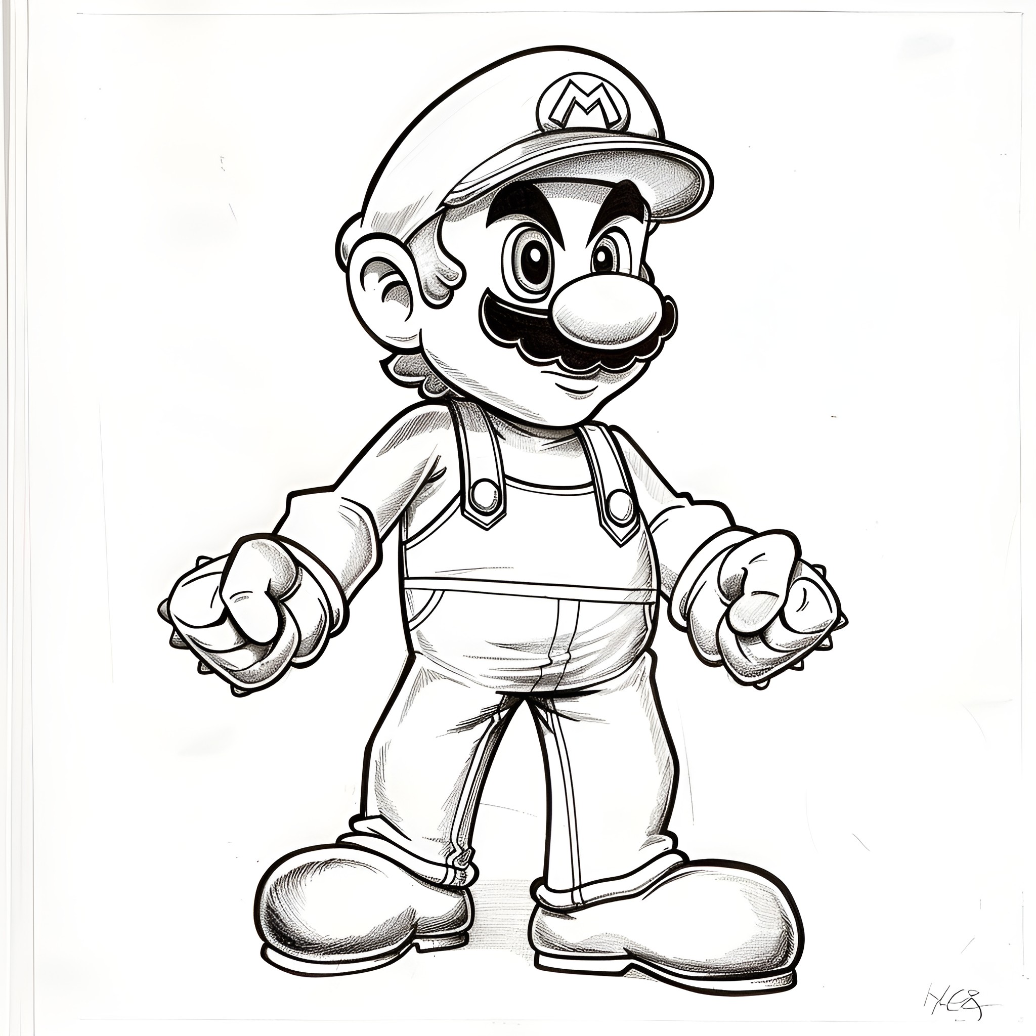 32 Best Mario Coloring Pages (Free Printable PDFs)