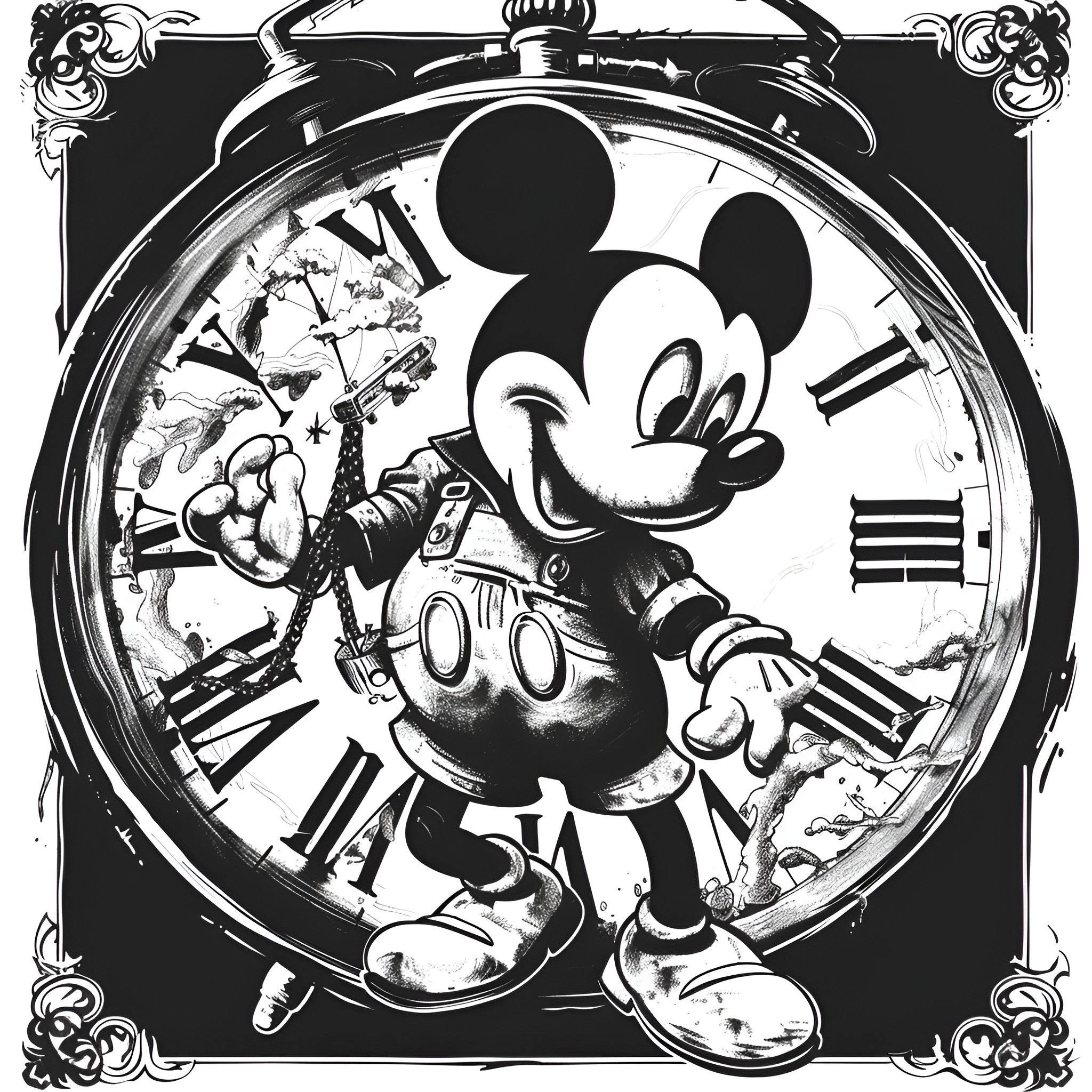 320 Best Mickey Mouse Coloring Pages (Free Printable PDFs)