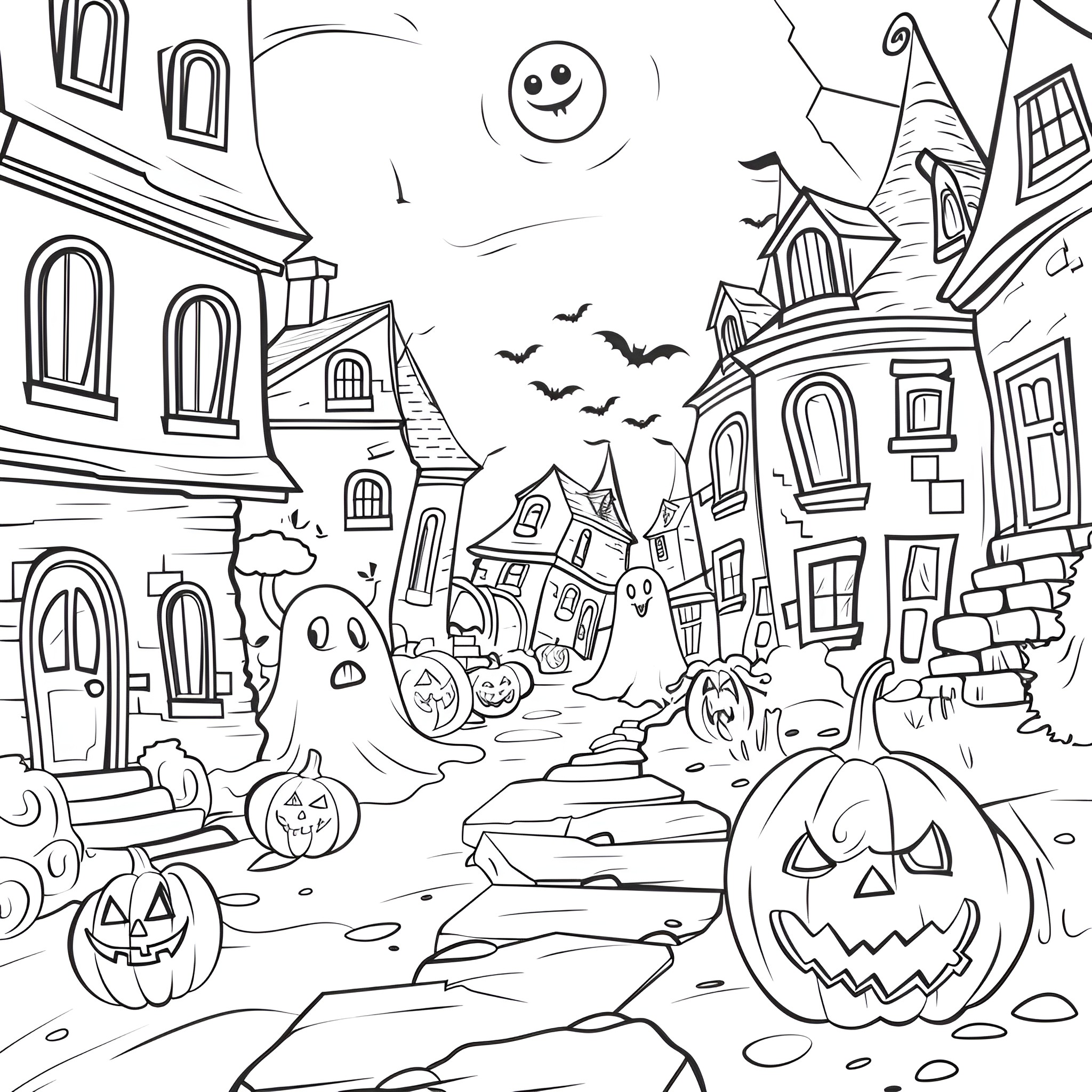 50 Best Halloween Coloring Pages (Free Printable PDFs)