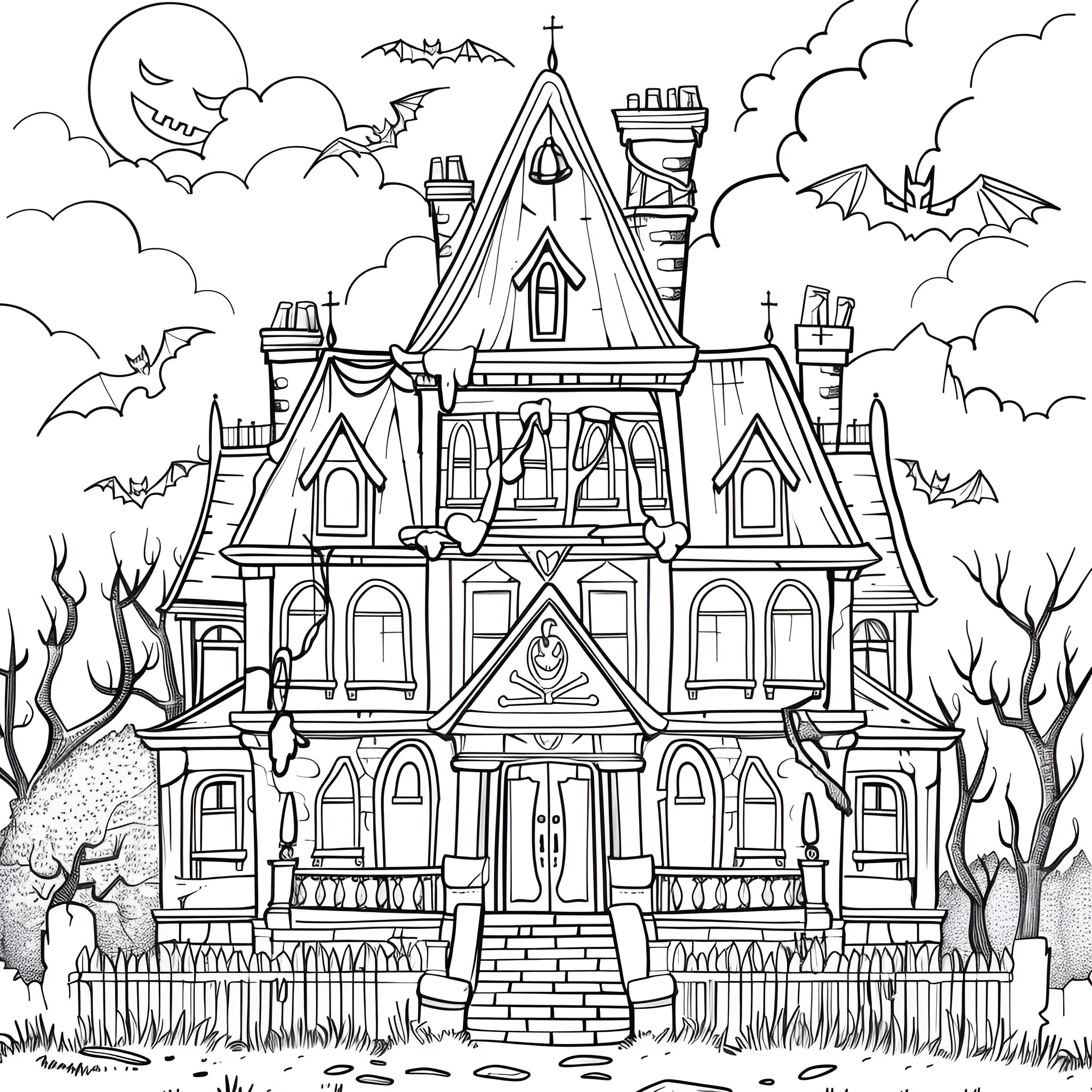 50 Best Halloween Coloring Pages (Free Printable PDFs)