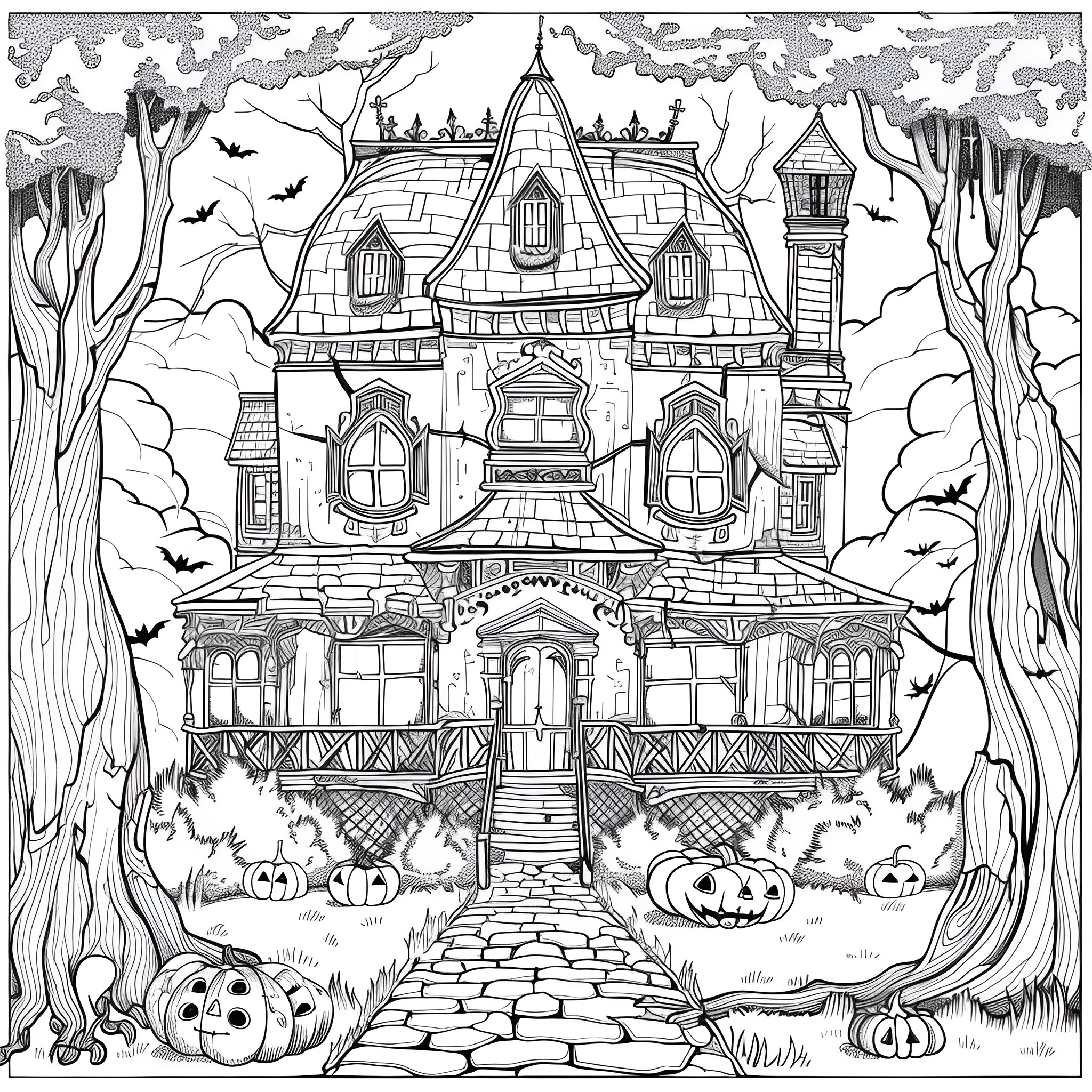 50 Best Halloween Coloring Pages (free Printable Pdfs)