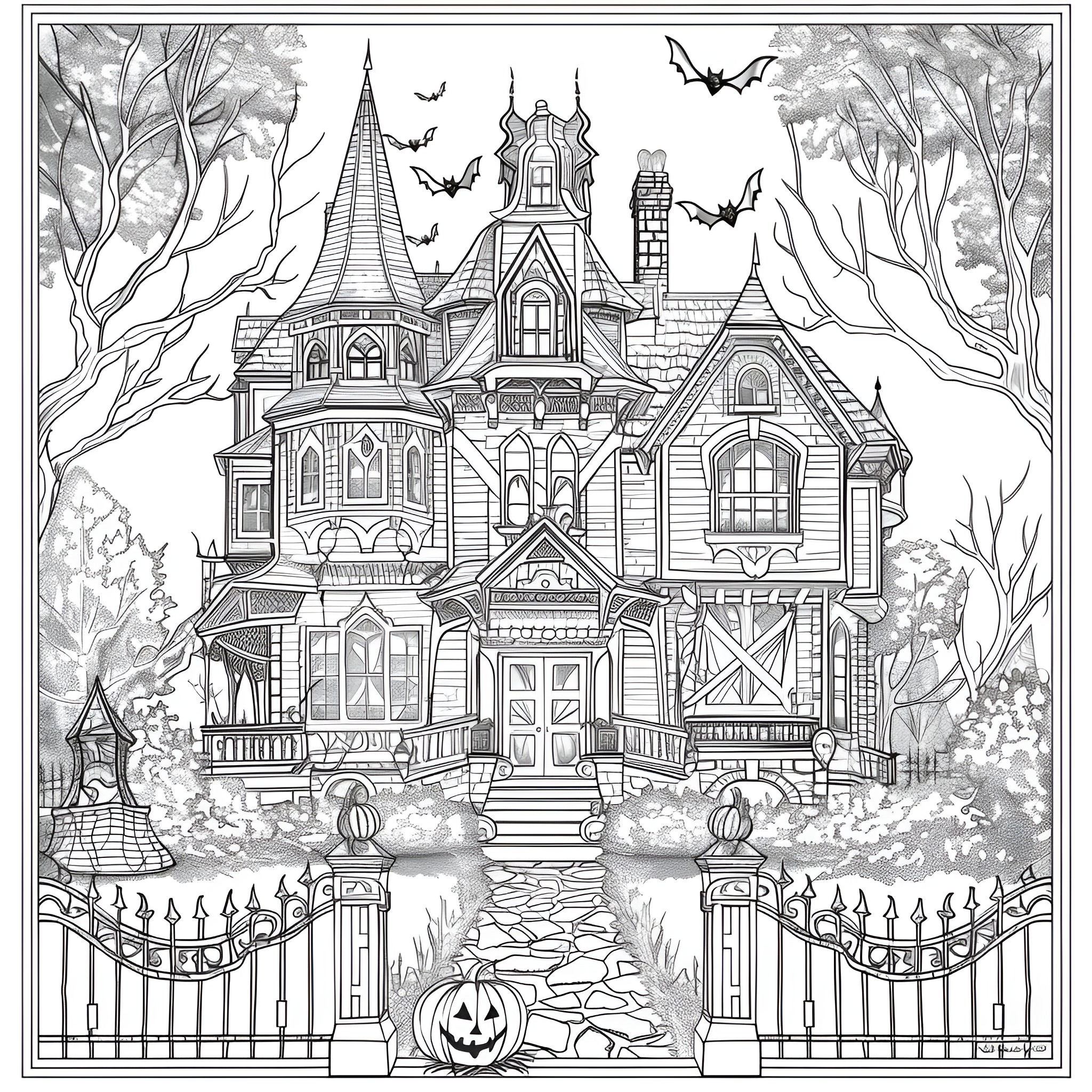 50 Best Halloween Coloring Pages (Free Printable PDFs)