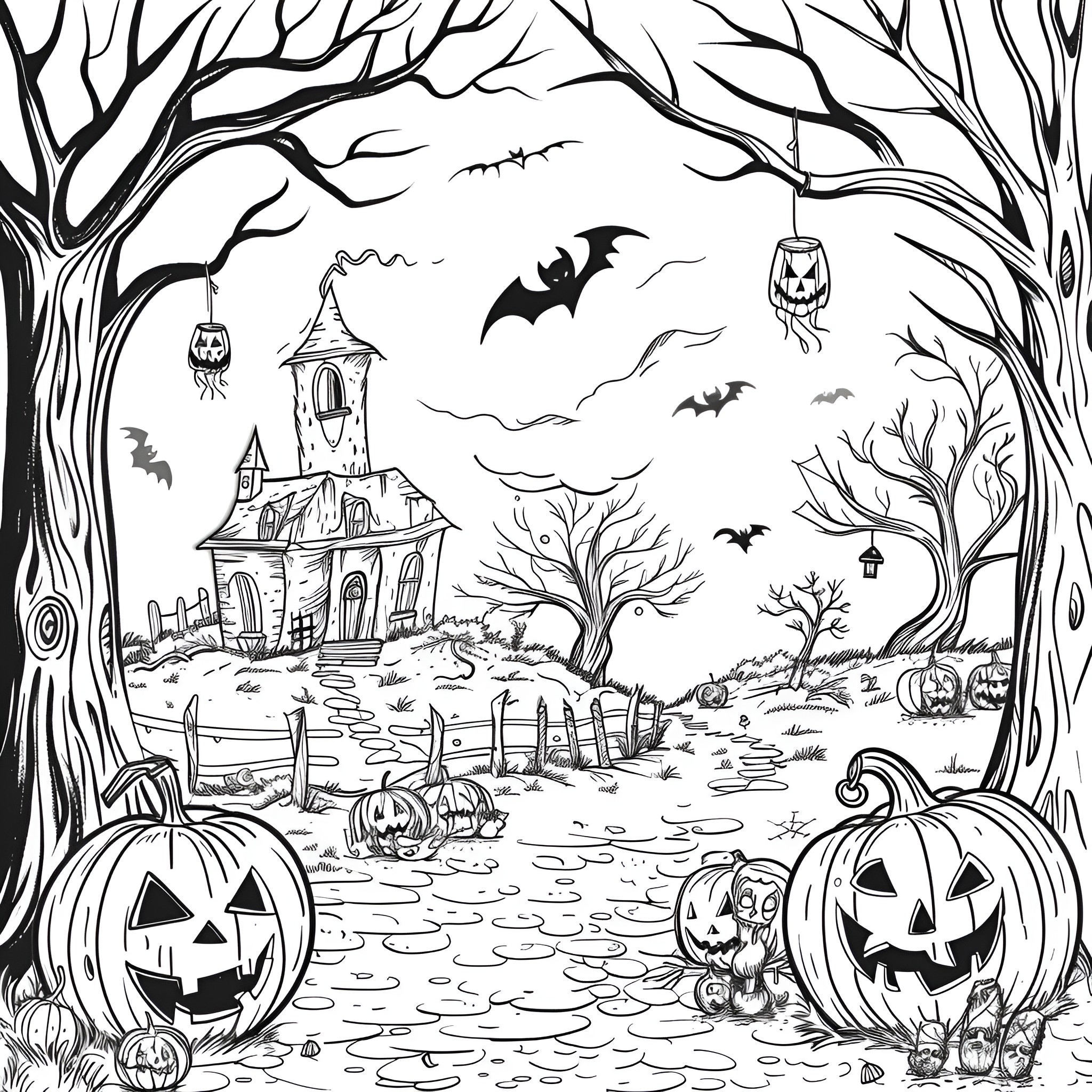 75 Best Halloween Coloring Pages (Free Printable PDFs)