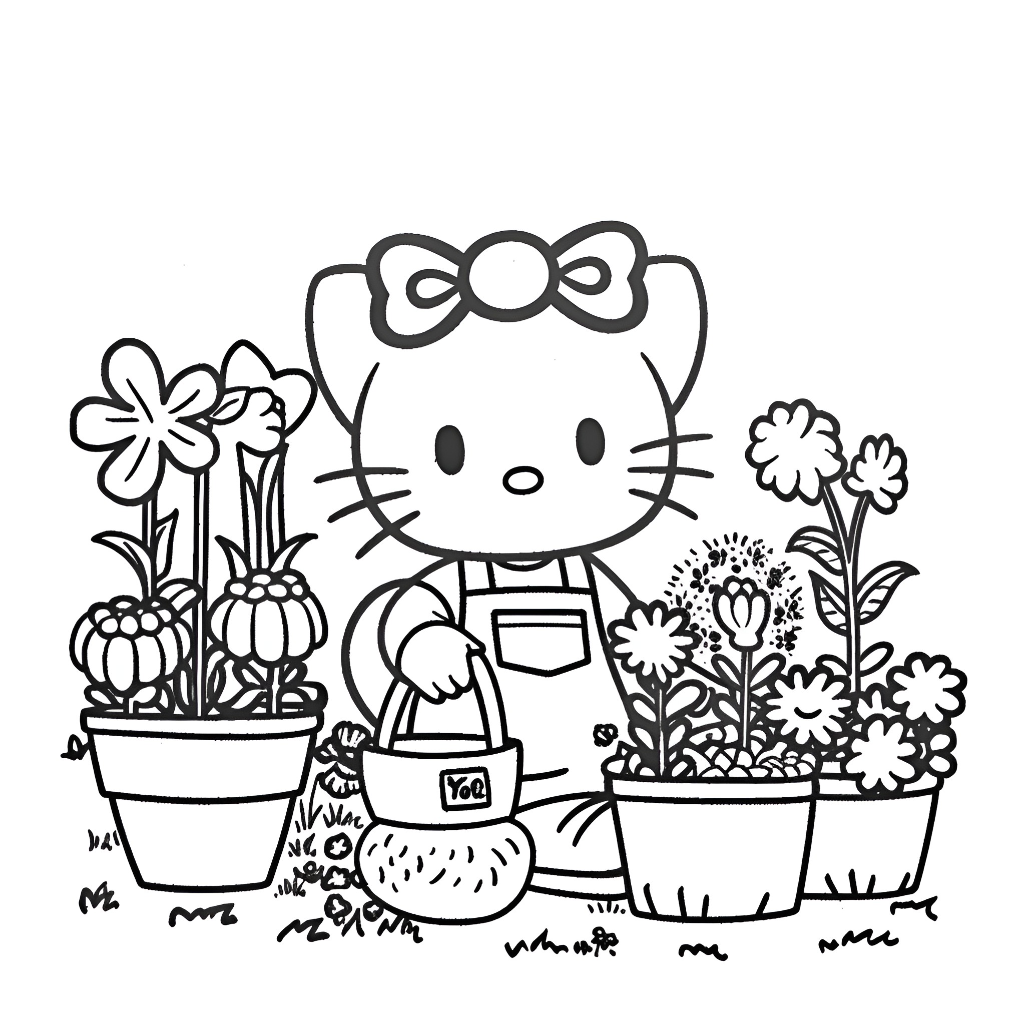 85 Best Hello Kitty Coloring Pages (Free Printable PDFs)
