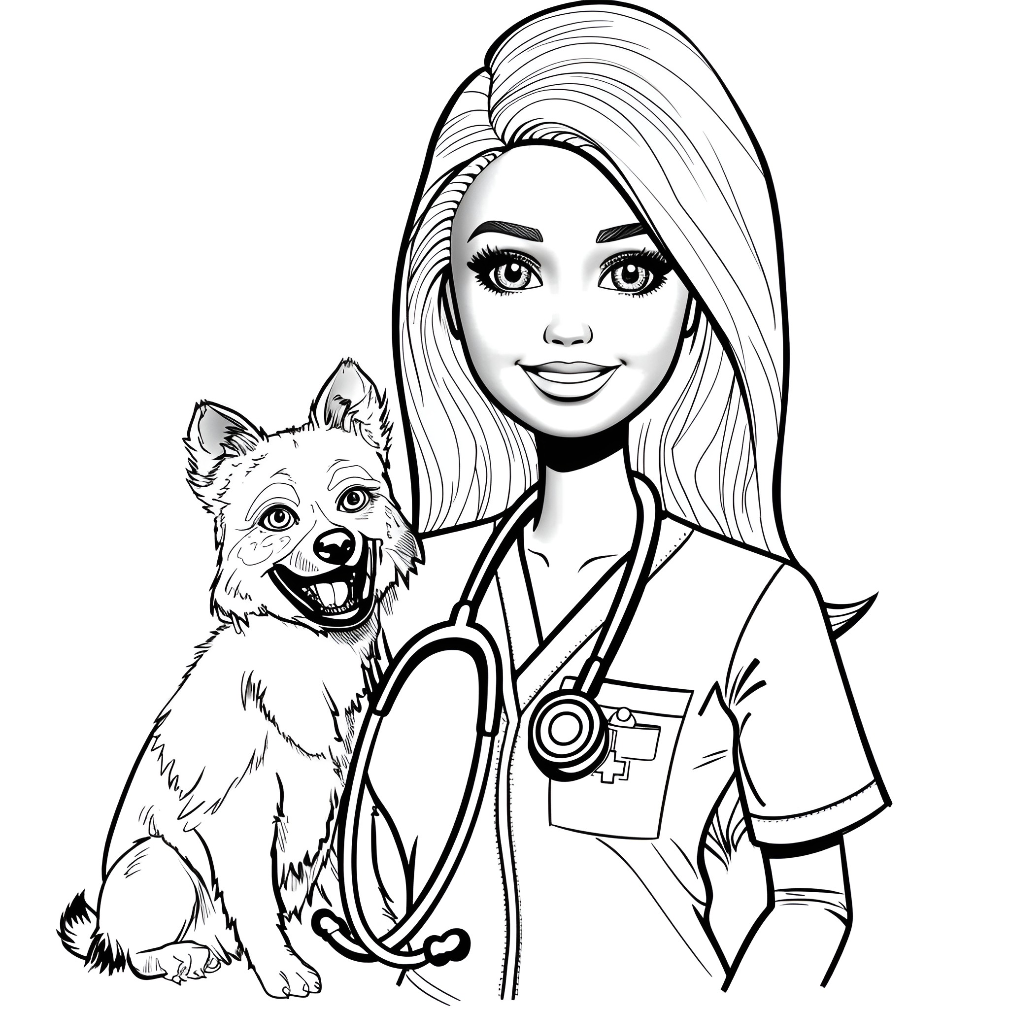 504 Best Barbie Coloring Pages (Free Printable PDFs)