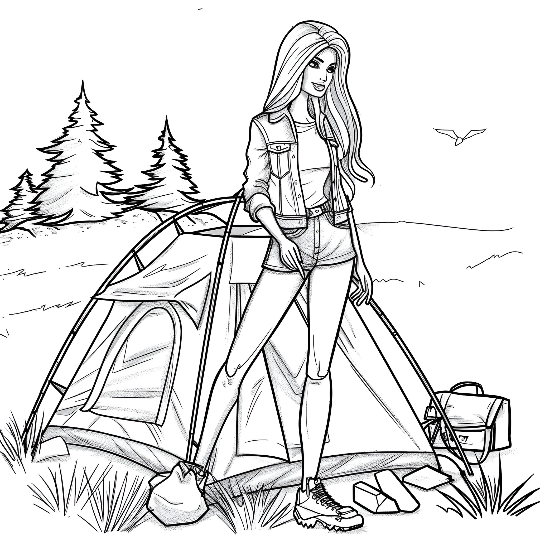 400 Best Barbie Coloring Pages (Free Printable PDFs)