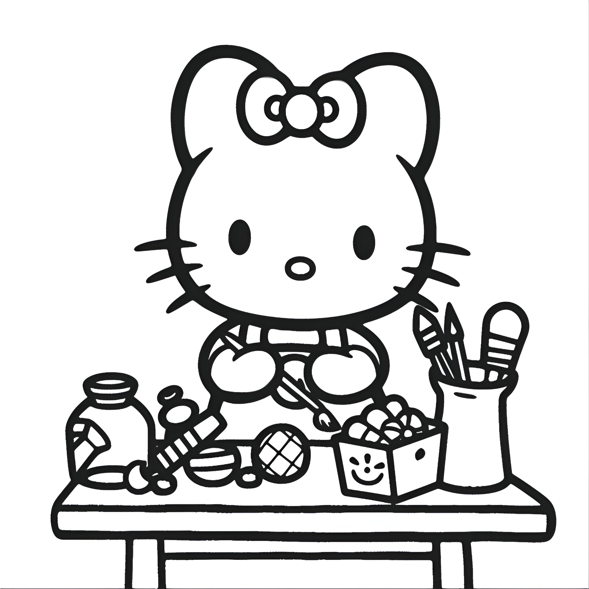 85 Best Hello Kitty Coloring Pages (Free Printable PDFs)