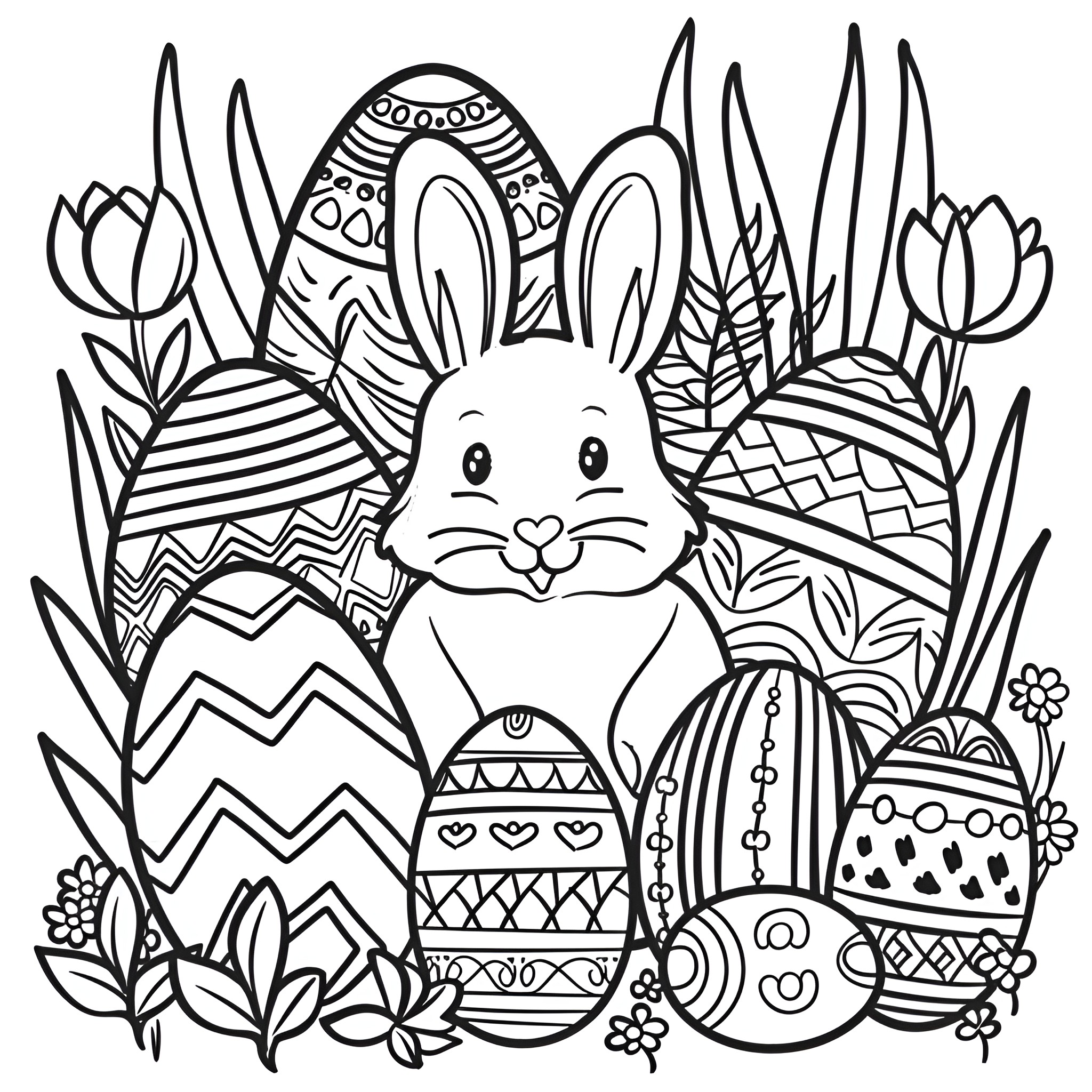 47 Best Easter Coloring Pages (Free Printable PDFs)