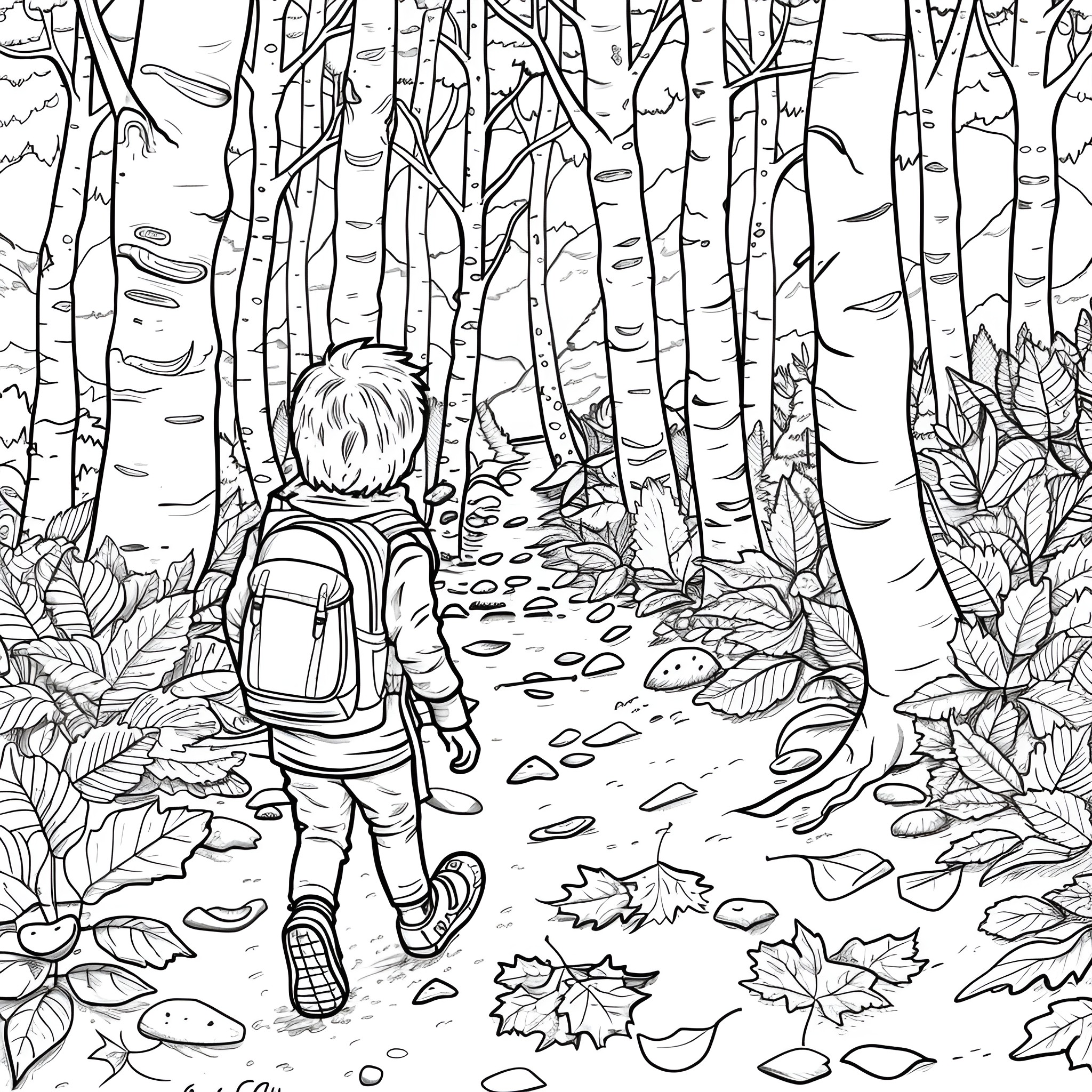 45 Best Fall Season Coloring Pages (Free Printable PDFs)