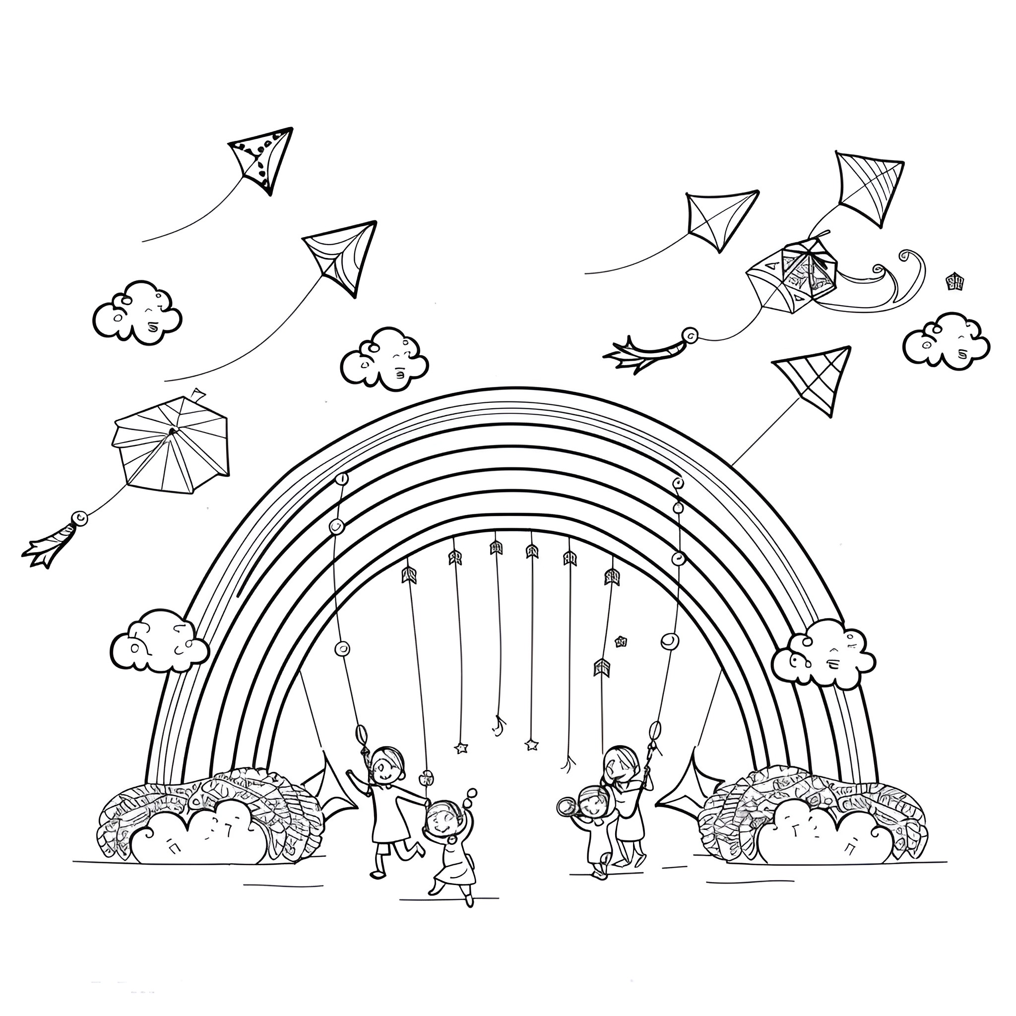 107 Best Rainbow Coloring Pages (Free Printable PDFs)