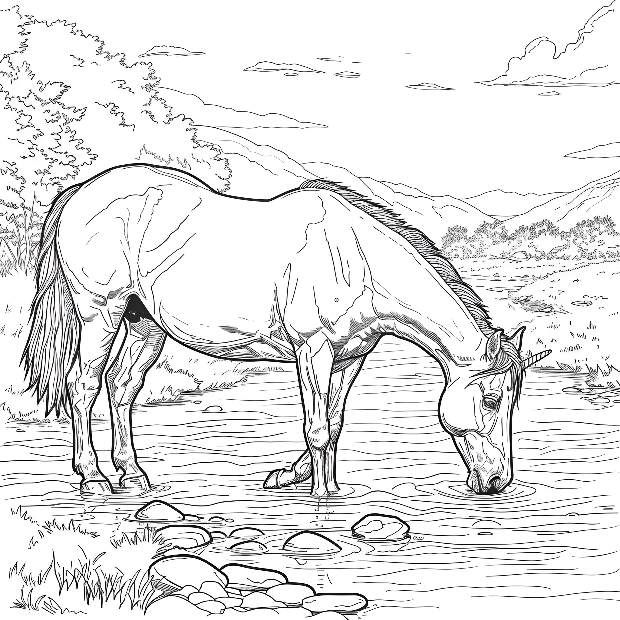 132 Best Horse Coloring Pages (Free Printable PDFs)