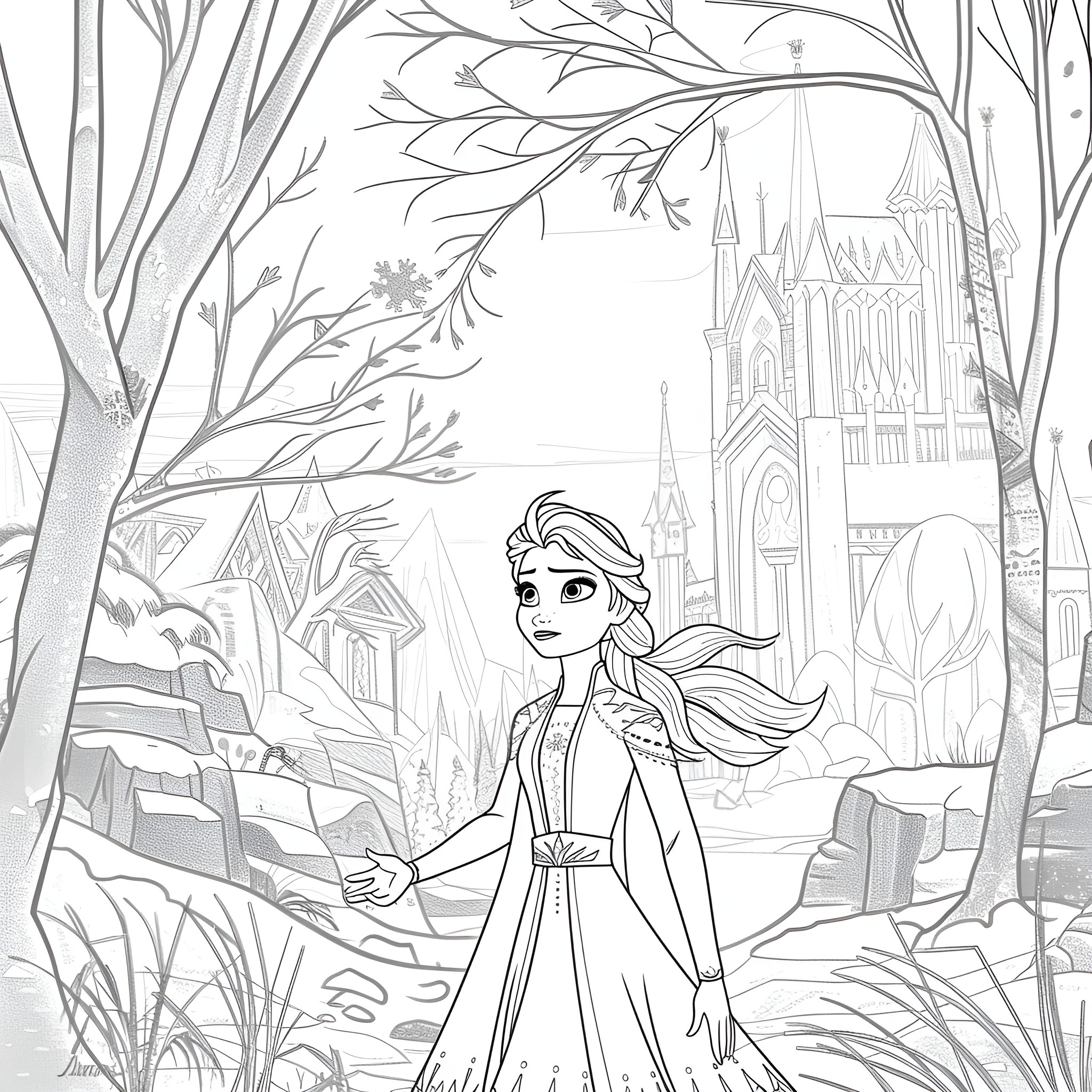 43 Best Elsa Coloring Pages (Free Printable PDFs)