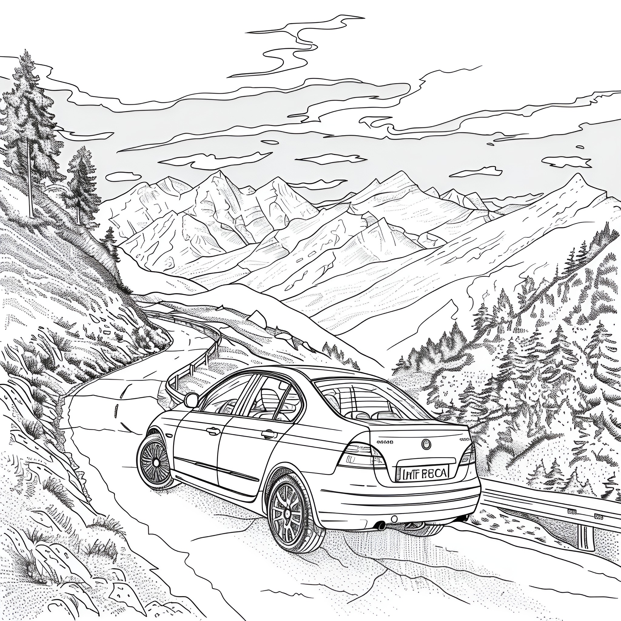 58 Best Car Coloring Pages (Free Printable PDFs)