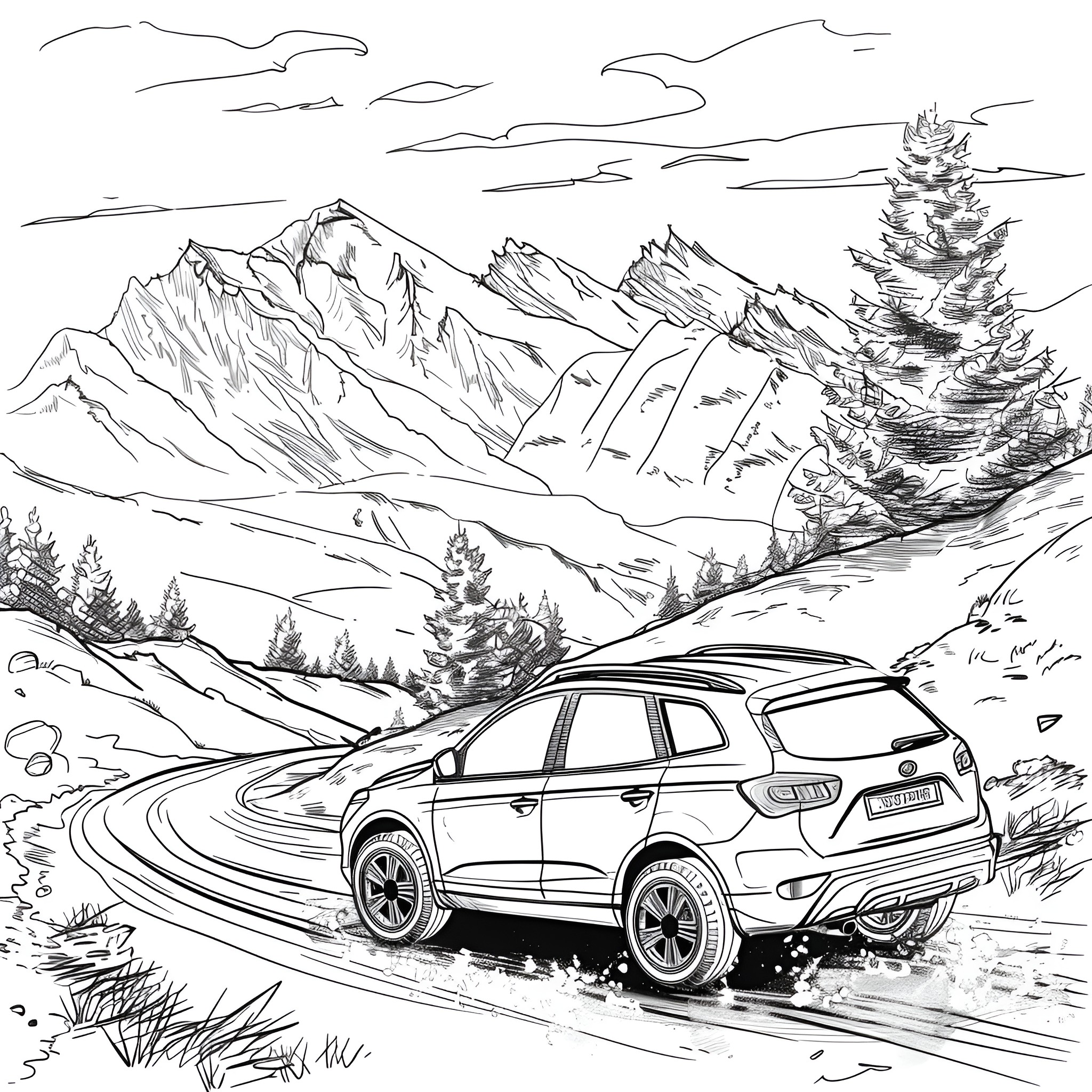 68 Best Car Coloring Pages (Free Printable PDFs)