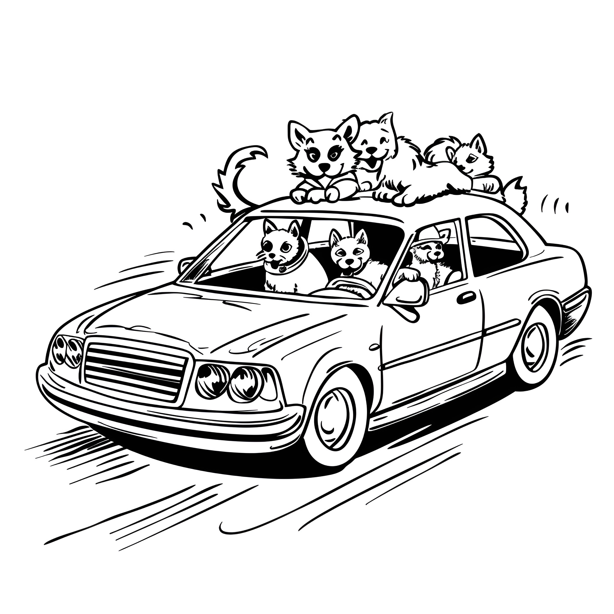 101 Best Car Coloring Pages (Free Printable PDFs)