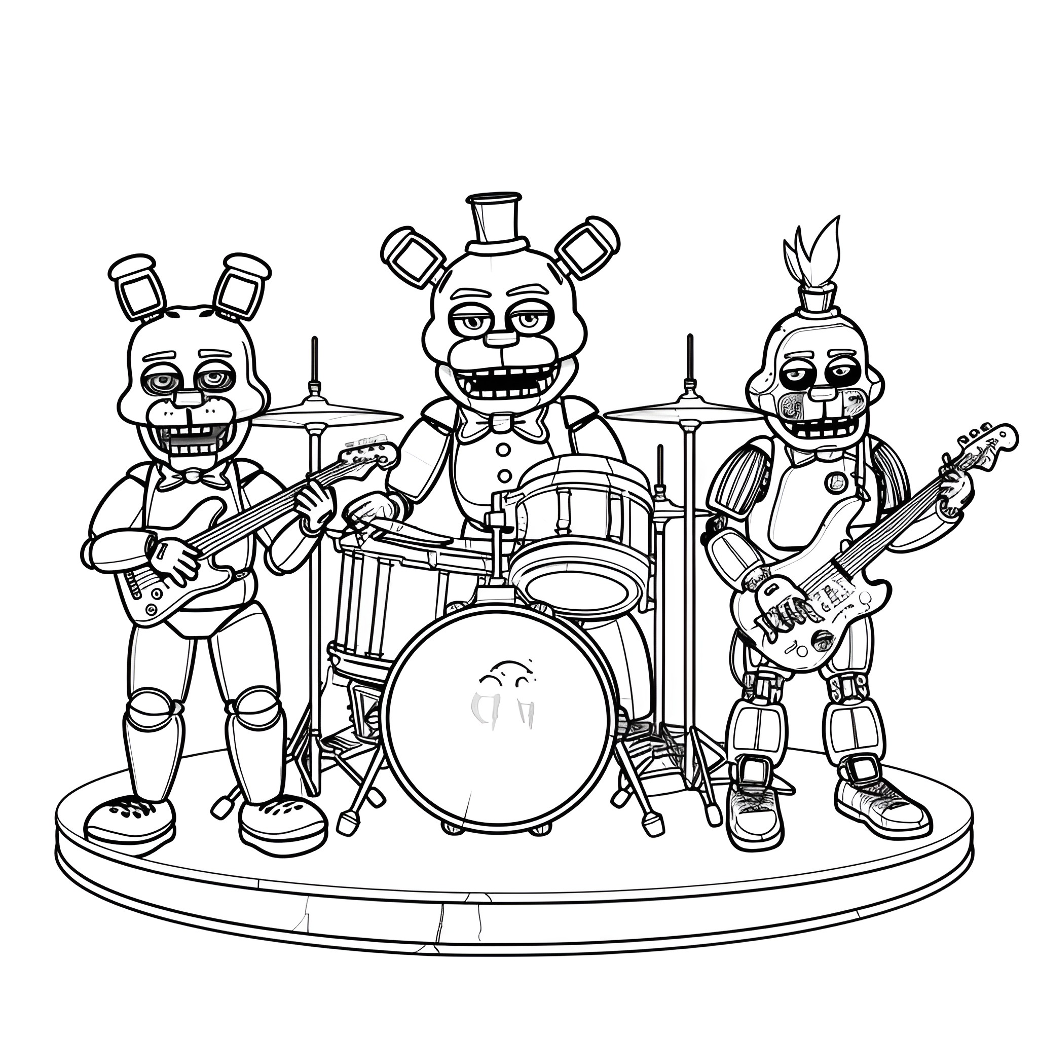 Best Five Nights At Freddy's Coloring Pages (Free Printable PDF)