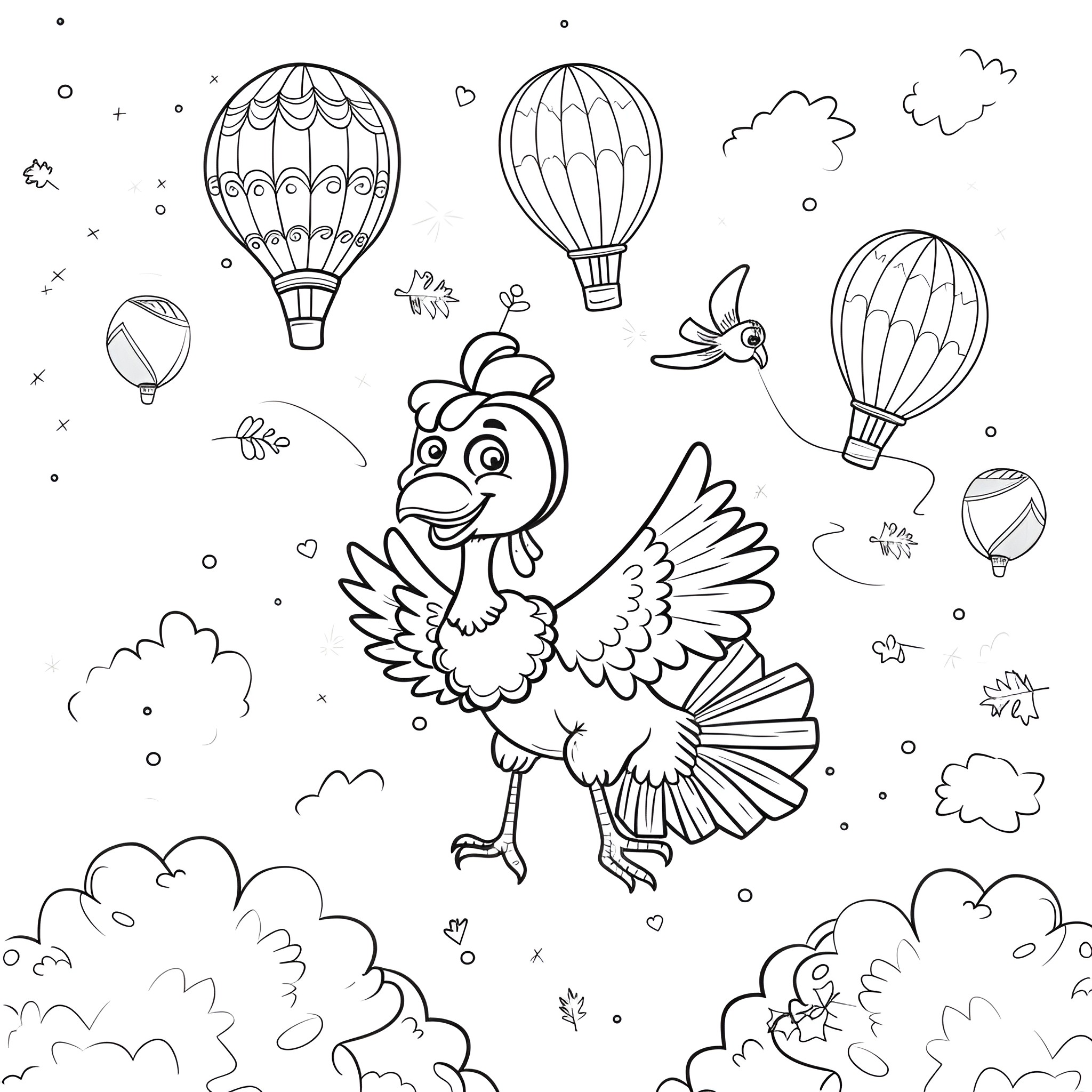 32 Best Turkey Coloring Pages (Free Printable PDFs)