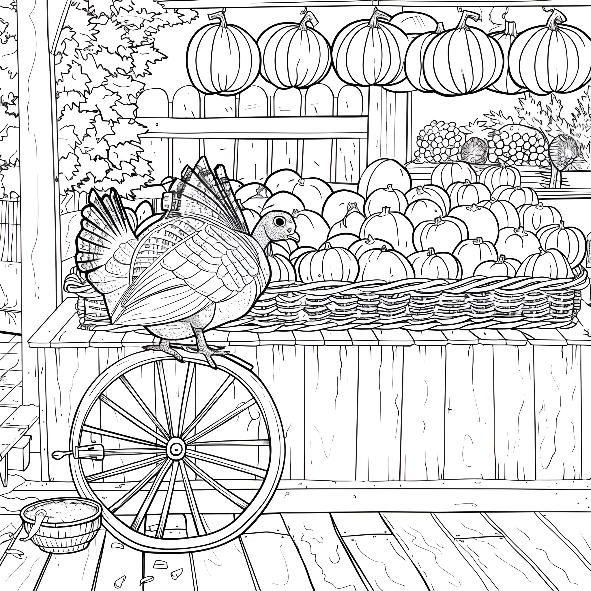 32 Best Turkey Coloring Pages (Free Printable PDFs)