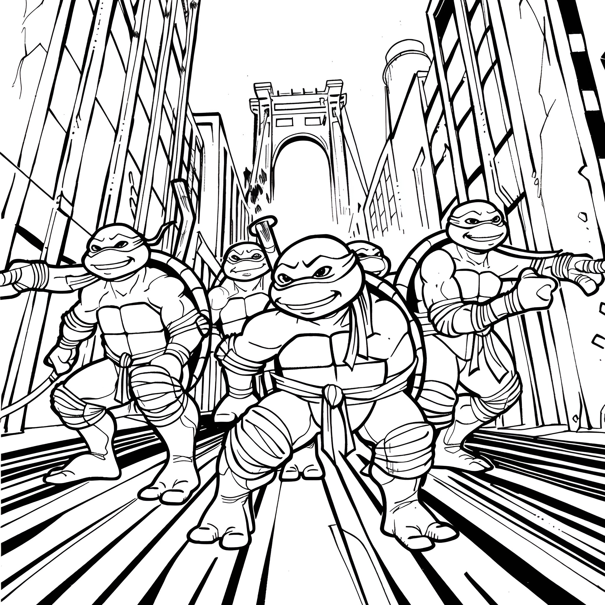 62 Best Ninja Turtles Coloring Pages (Free Printable PDFs)