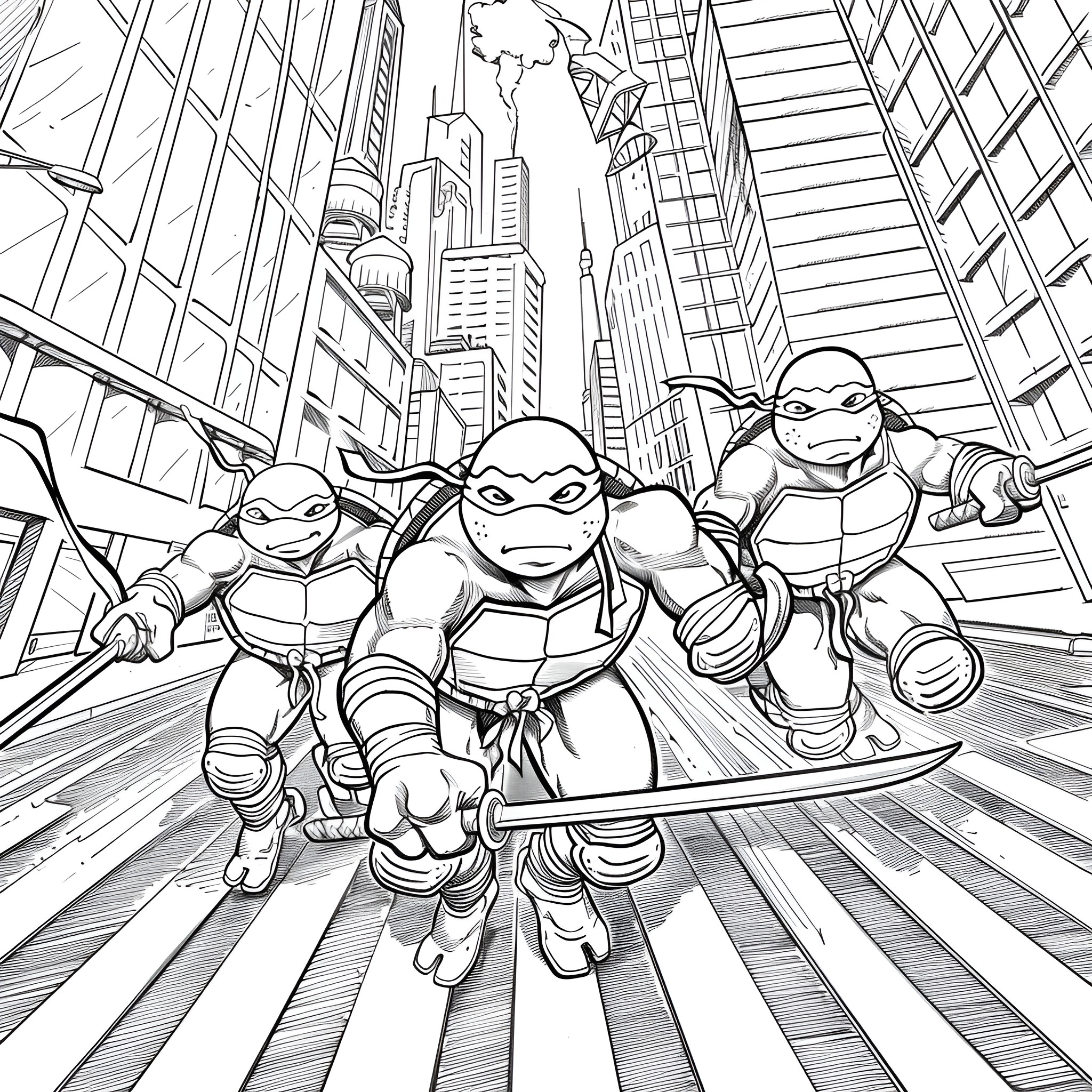 62 Best Ninja Turtles Coloring Pages (Free Printable PDFs)