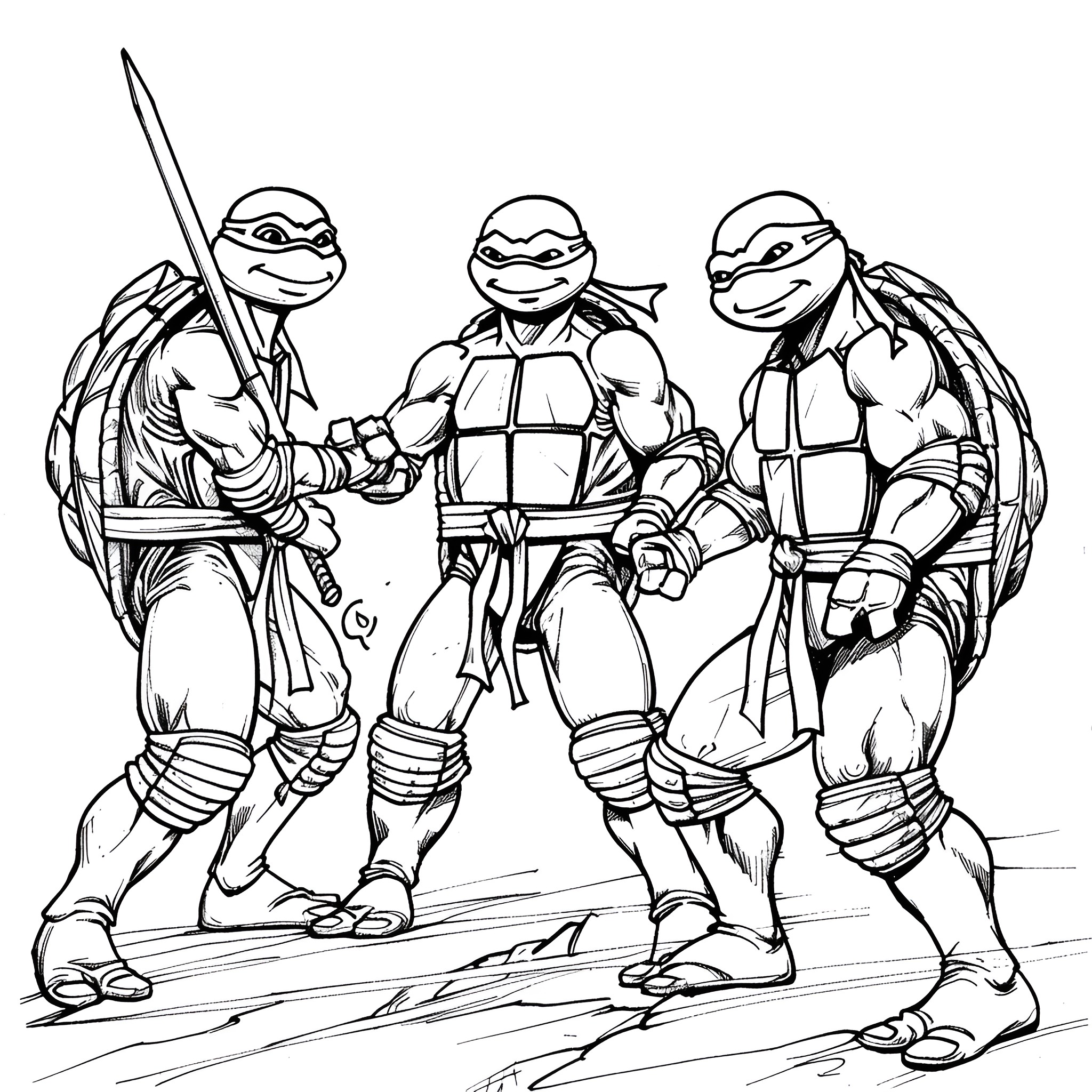 62 Best Ninja Turtles Coloring Pages (Free Printable PDFs)