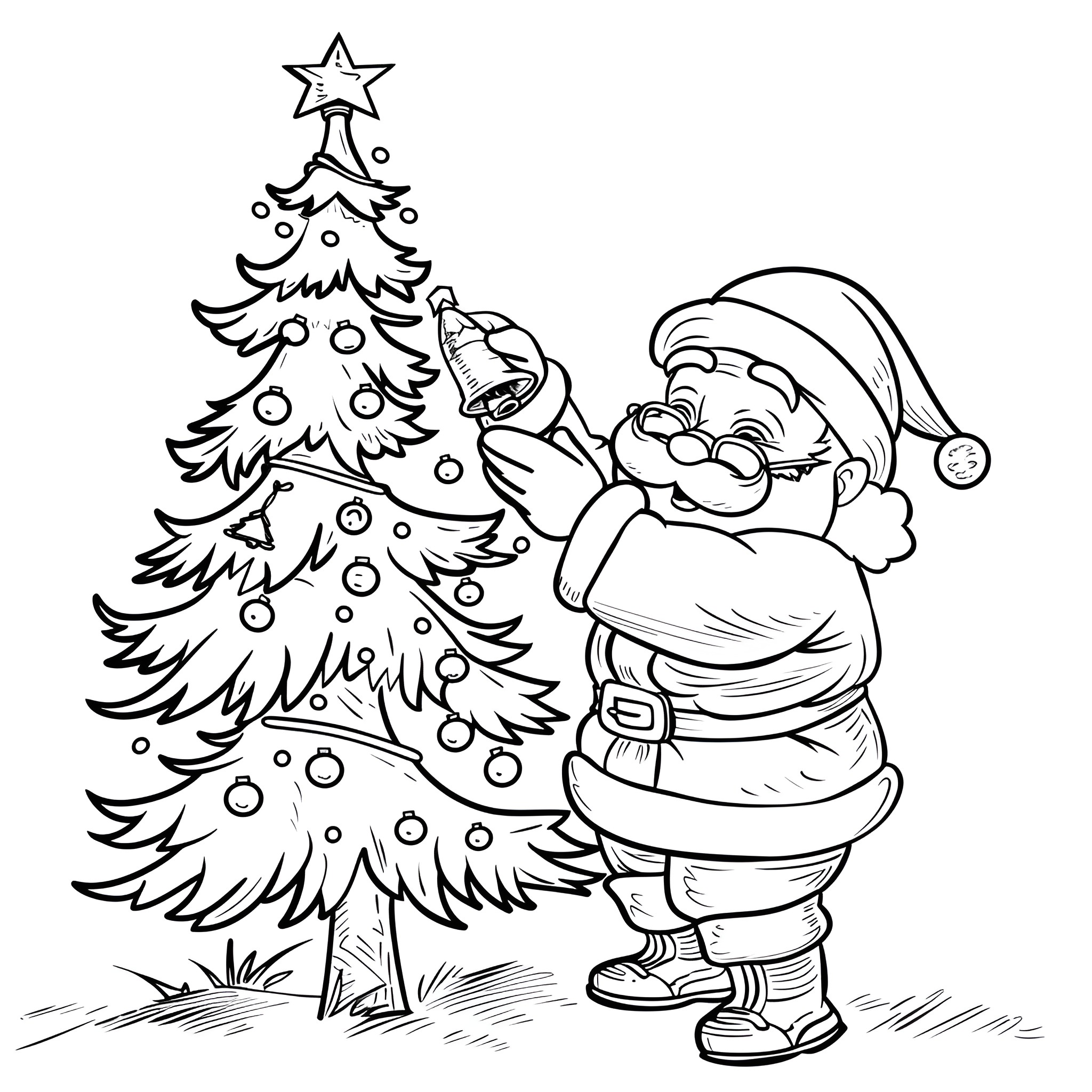 42 Best Santa Claus Coloring Pages (Free Printable PDFs)