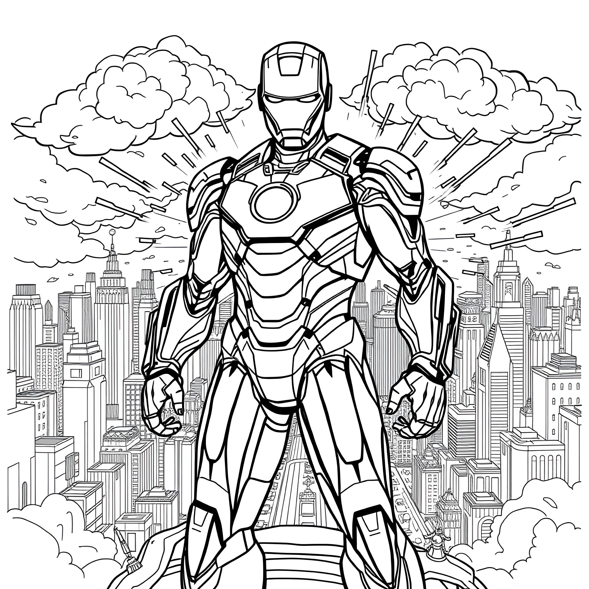 21 Best Iron Man Coloring Pages (Free Printable PDFs)